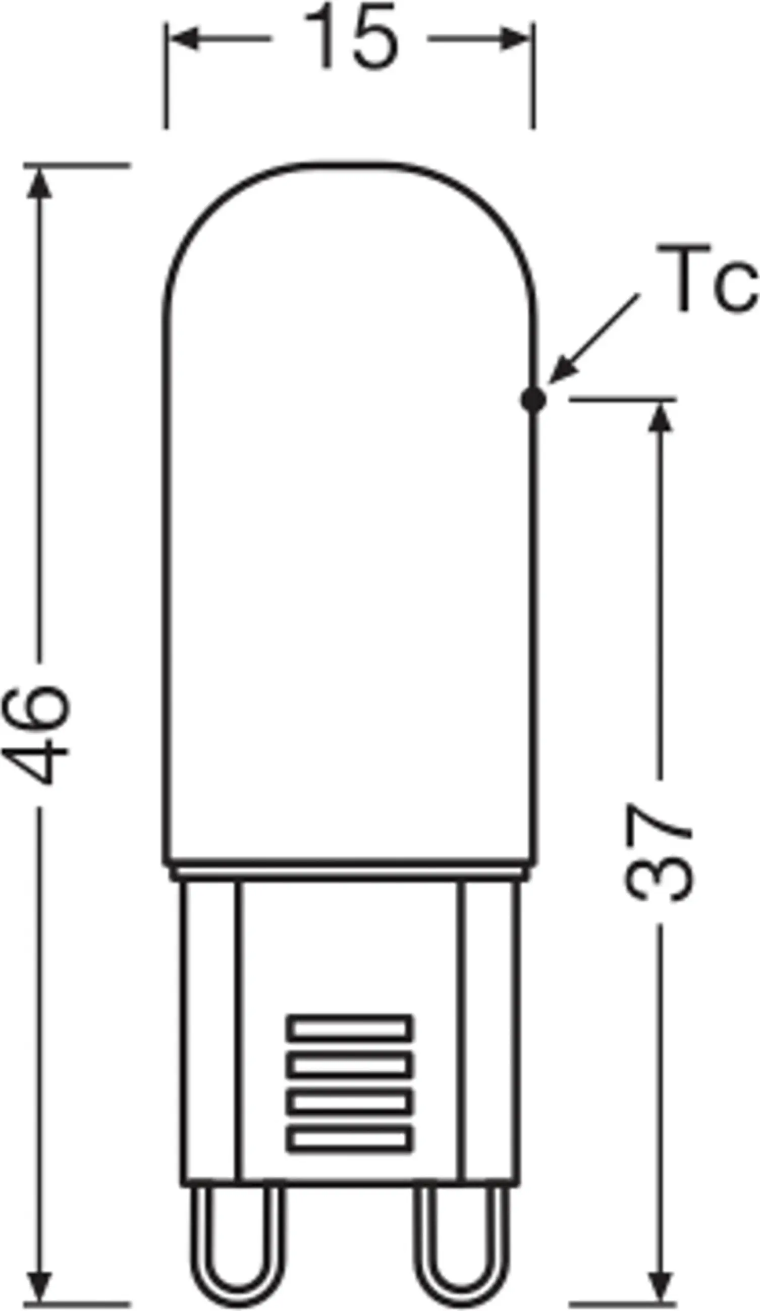 Osram LED Stiftsockellampe Pin20 G9 1,8 W warmweiß