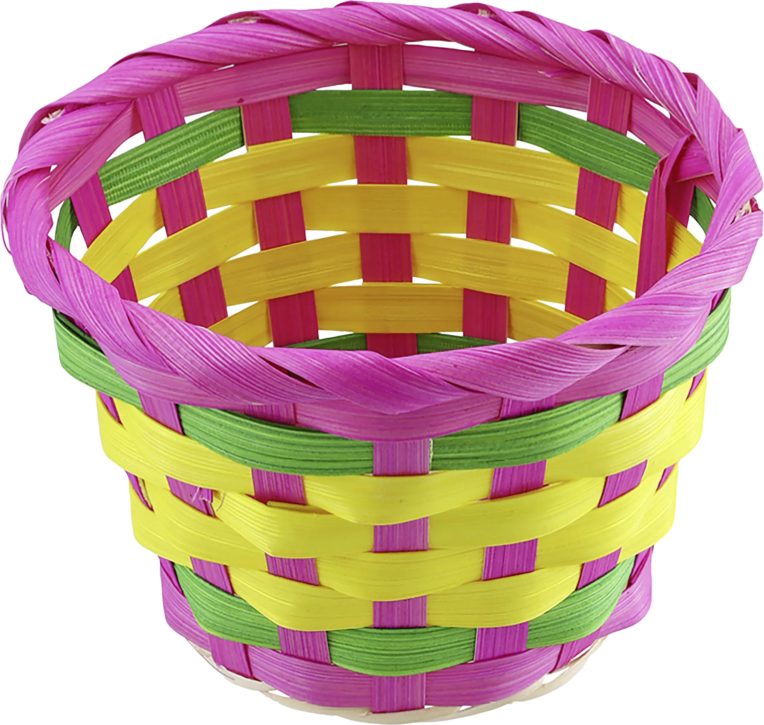 Osterdeko Korb 13,5 x 9,5 cm lila/bunt