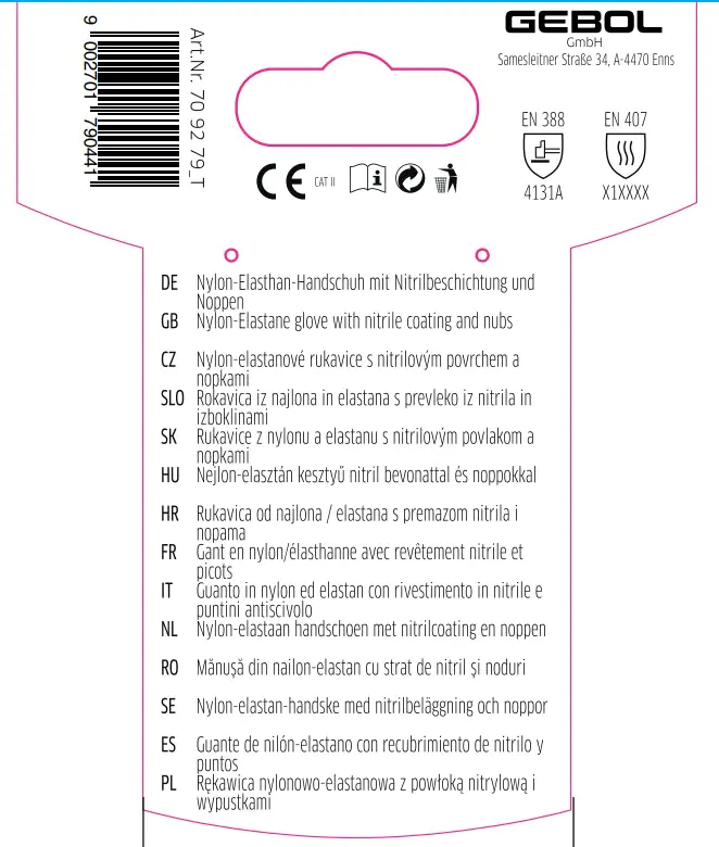 Gebol Handschuh Multi Flex Touch  