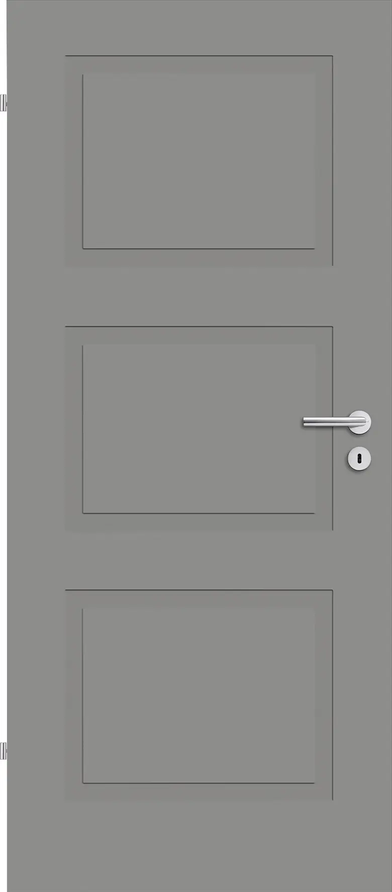 Borne Türblatt Lusso 03 Lack edelgrau Röhrenspan