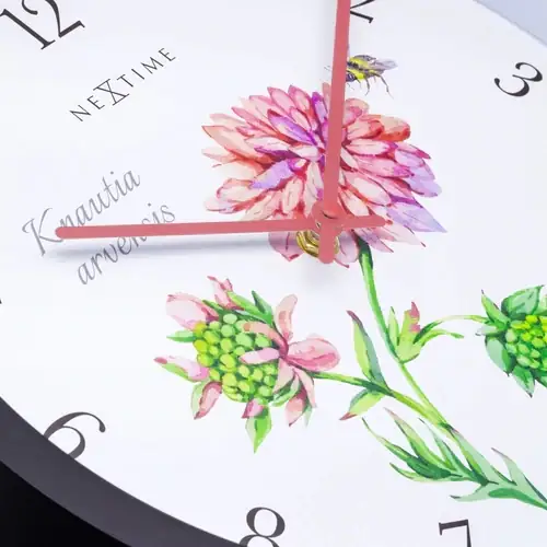 Nextime Außenwanduhr Knautia Ø 30 cm