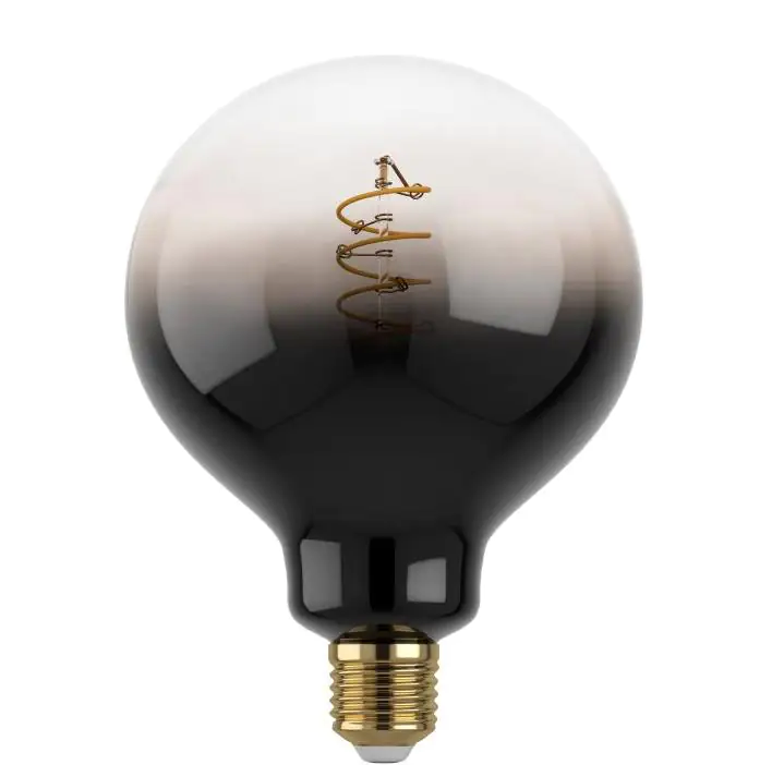 Eglo LED Globe G125 E27 4W schwarz-grau Eglo LED Globe G125 E27 4W schwarz-grau