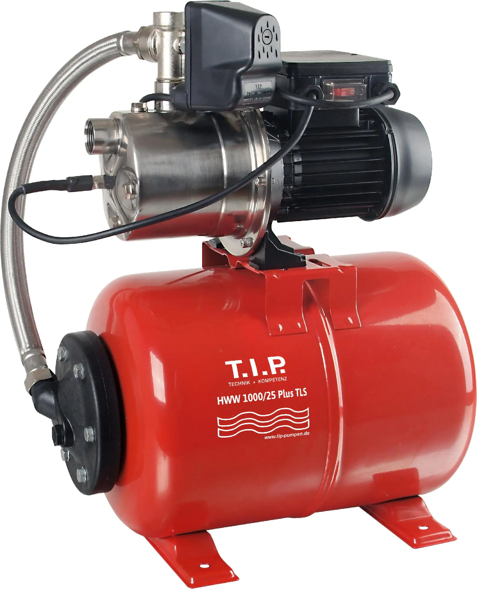 T.I.P. Hauswasserwerk HWW 1000/25 Plus TLS Fördermenge: 3.300 l/h, 800 W