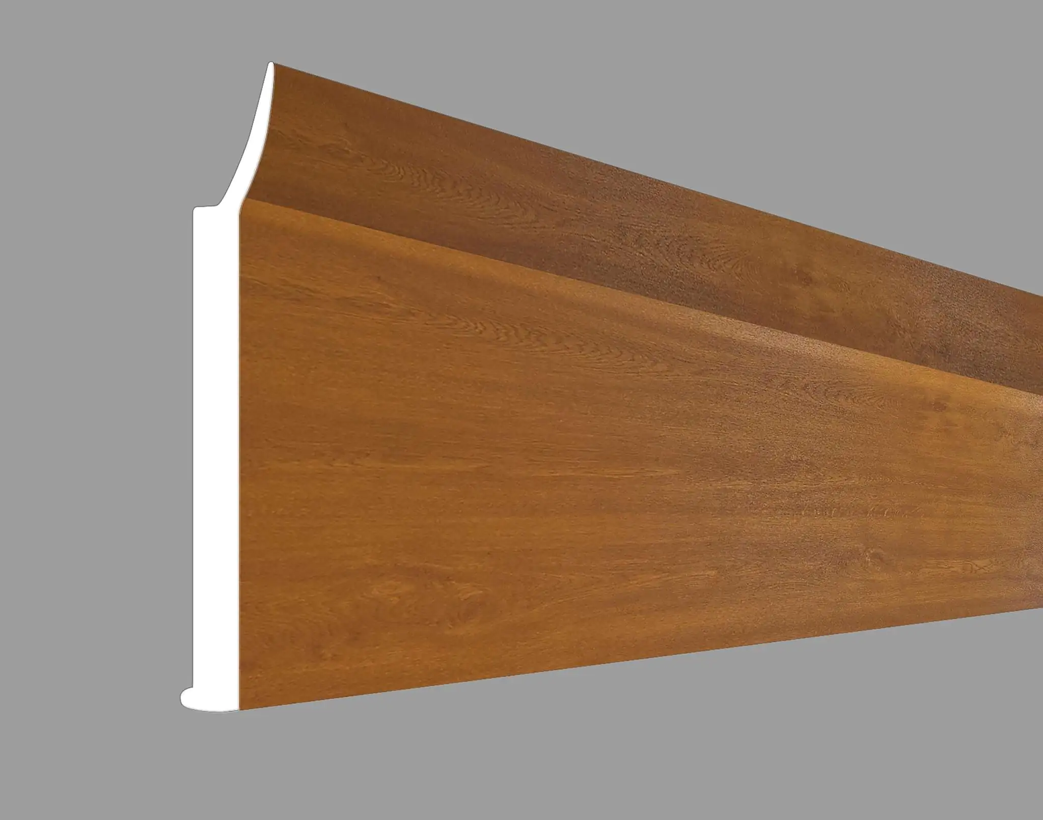 Flachprofil mit Dichtlippe 220 x 3 x 0,3 cm golden oak