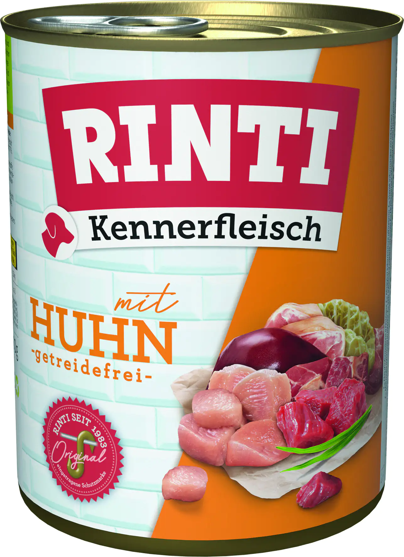 Rinti Kennerfleisch Hundenassfutter Adult 800 g Huhn bei Kartonabnahme Rinti Kennerfleisch Hundenassfutter Adult 800 g Huhn bei Kartonabnahme