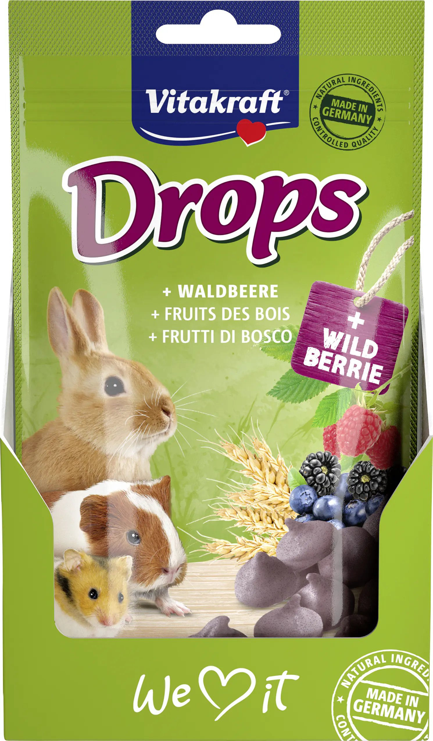 Vitakraft Drops Waldbeere 75 g