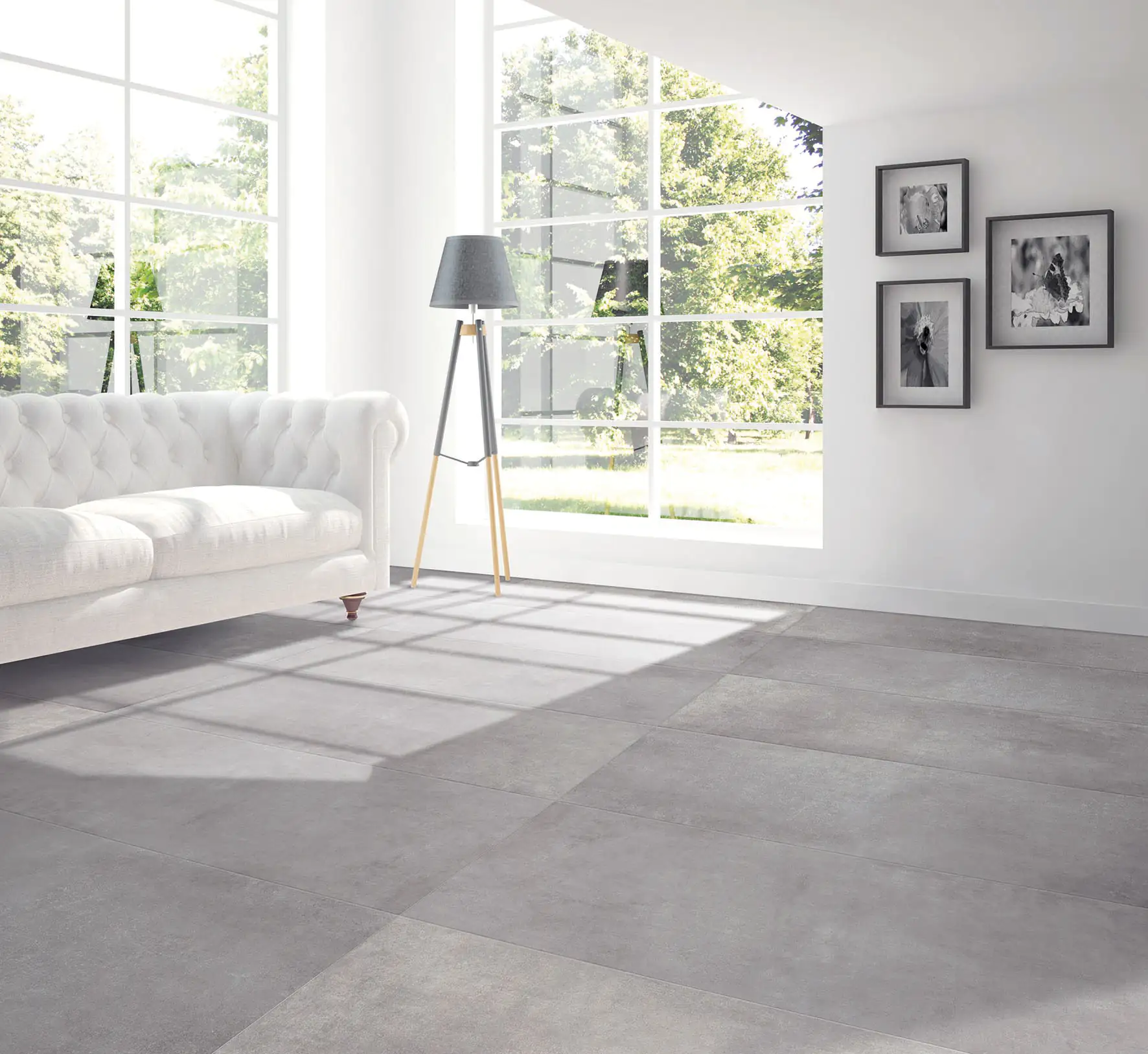 Bodenfliese Feinsteinzeug Marte 60 x 120 cm grau Bodenfliese Feinsteinzeug Marte 60 x 120 cm grau