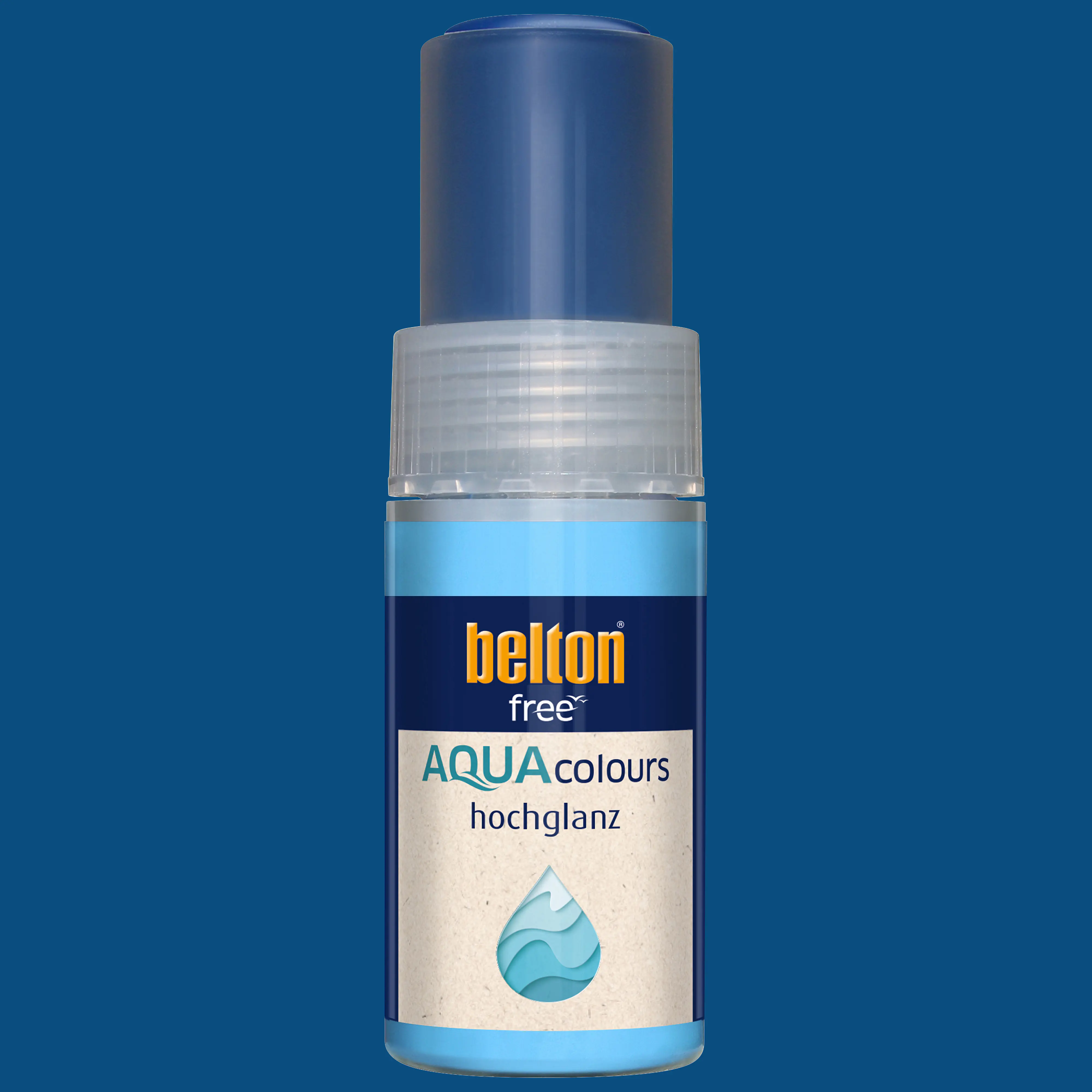 belton free Lackstift AQUAcolours 9 ml enzianblau hochglanz