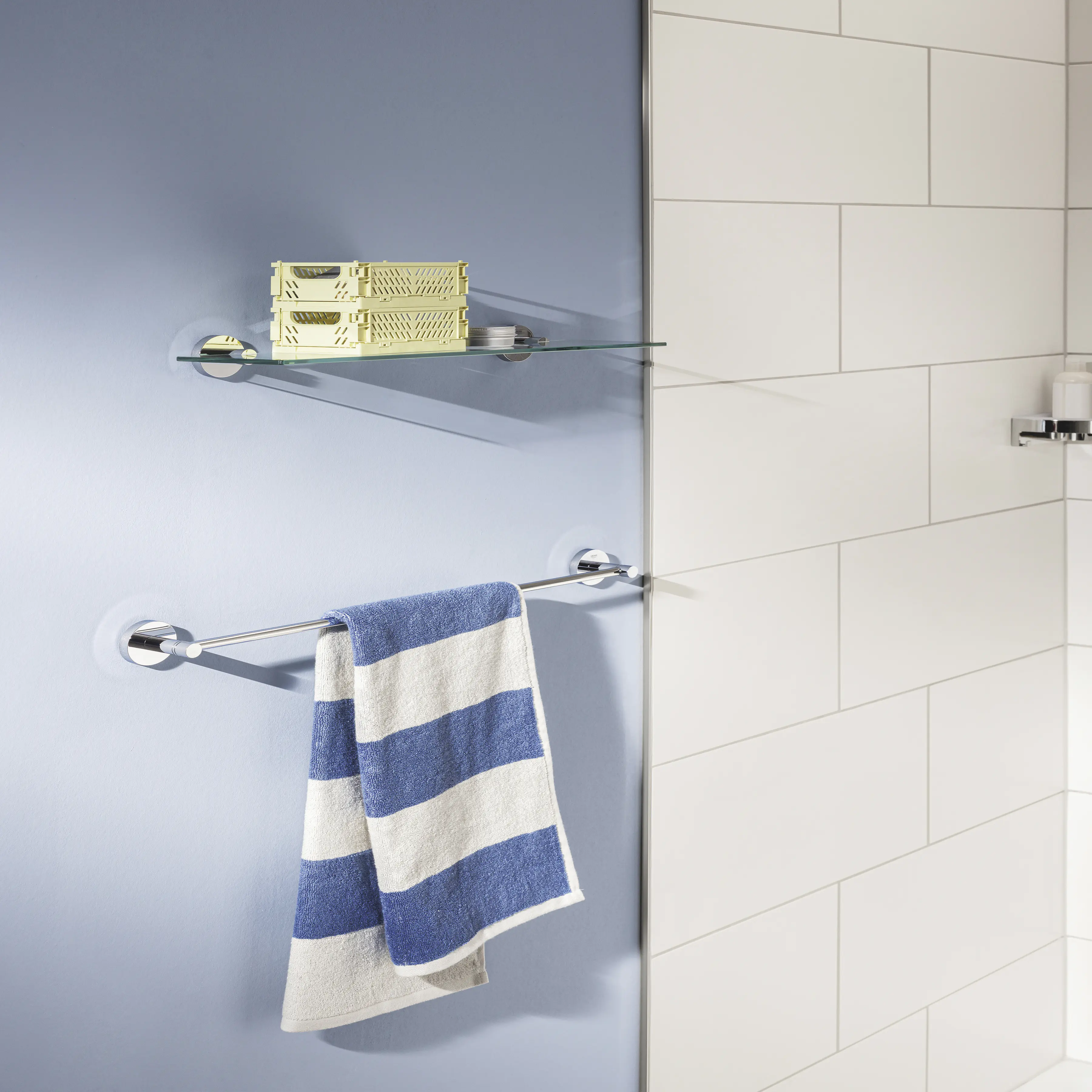 Grohe Start Badetuchhalter chrom klebbar Grohe Start Badetuchhalter chrom klebbar
