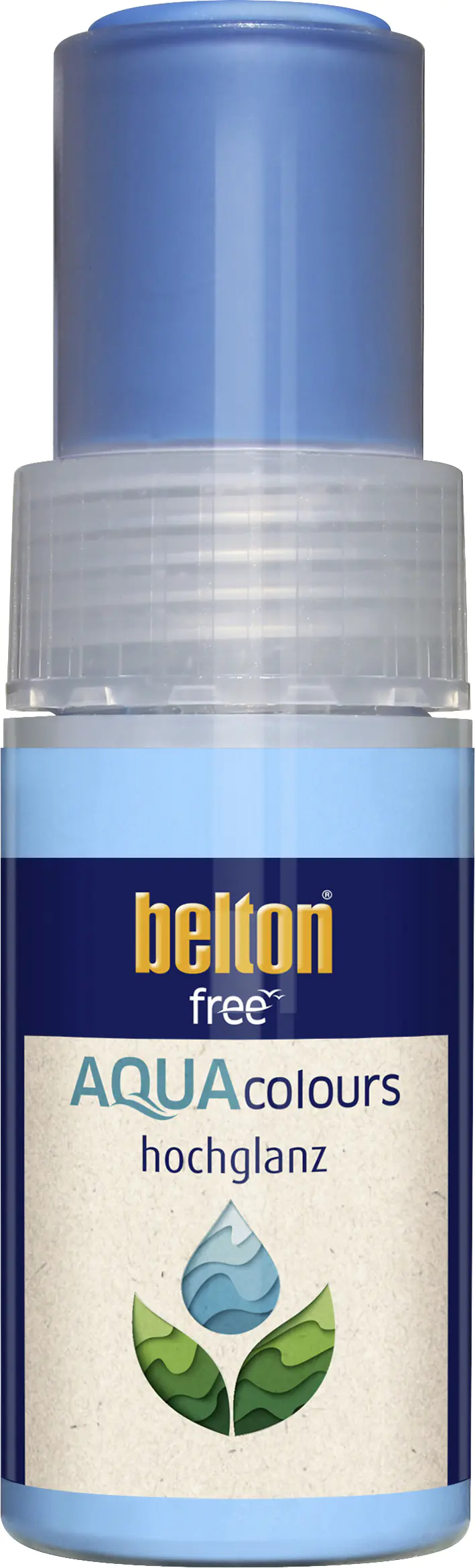 belton free Lackstift AQUAcolours 9 ml himmelblau hochglanz