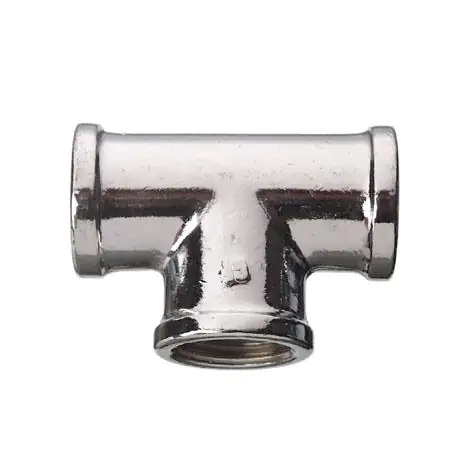 Cornat T-Stück messing verchromt 1/2" Innengewinde