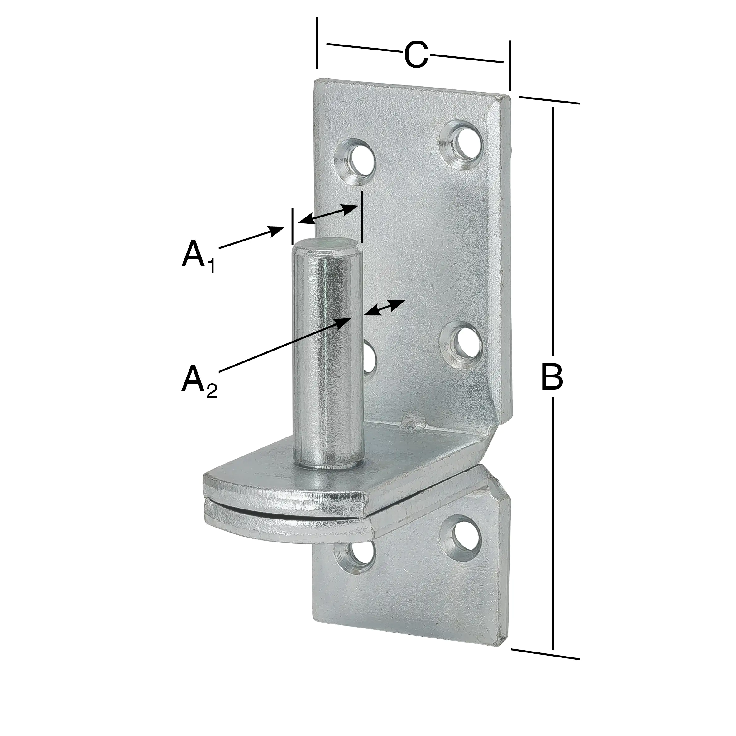 Vormann Kloben verzinkt 13/23 x 103 x 39 mm