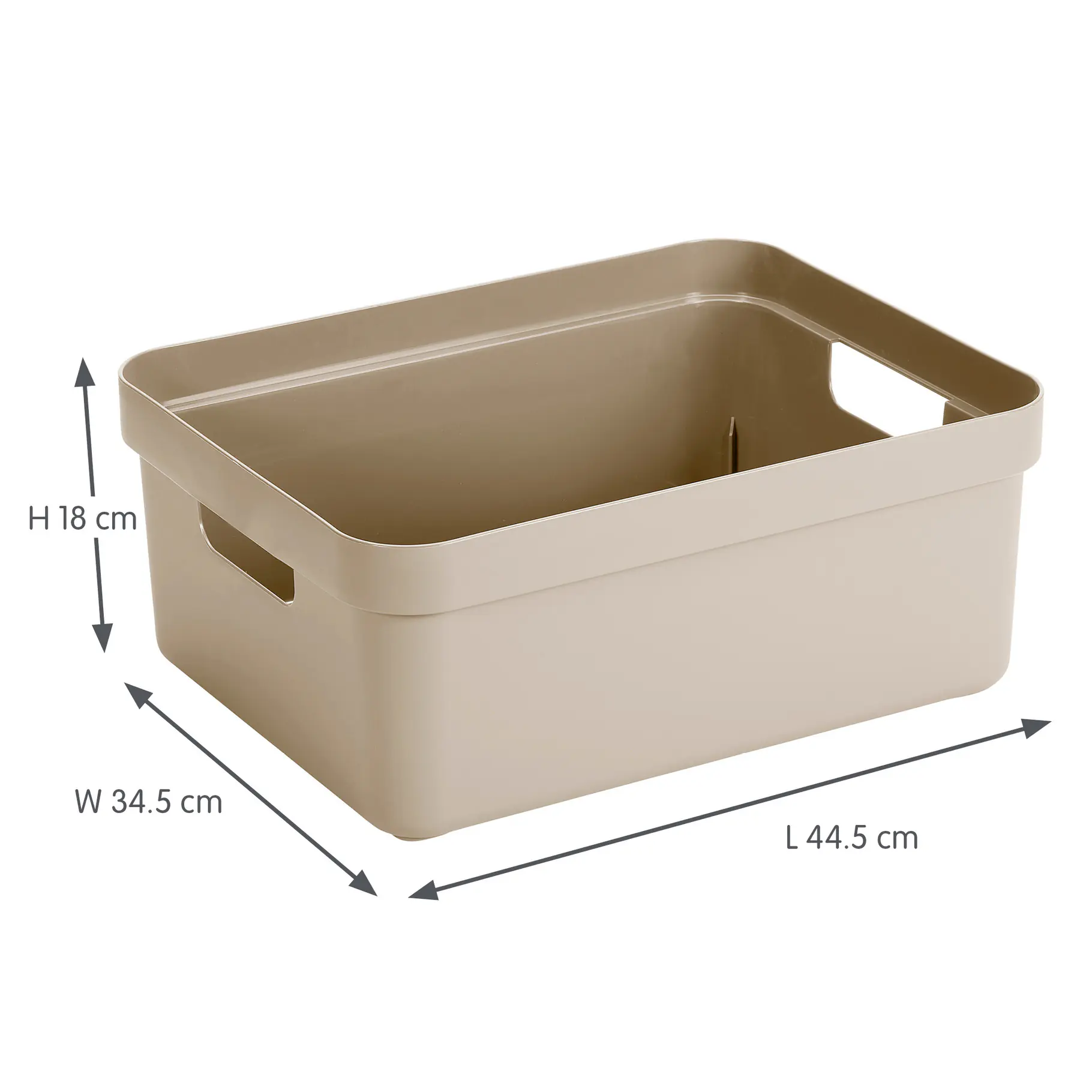 Sunware Aufbewahrungsbox Sigma Home 24L beige 3er Set