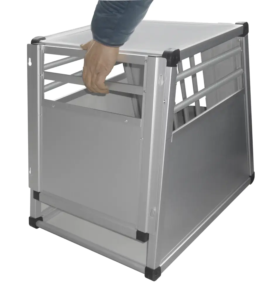 Nobby Hundebox Auto New Design Alu 53 x 75 cm grau