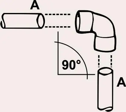 Cornat Bogen 90° / Ø 15 mm