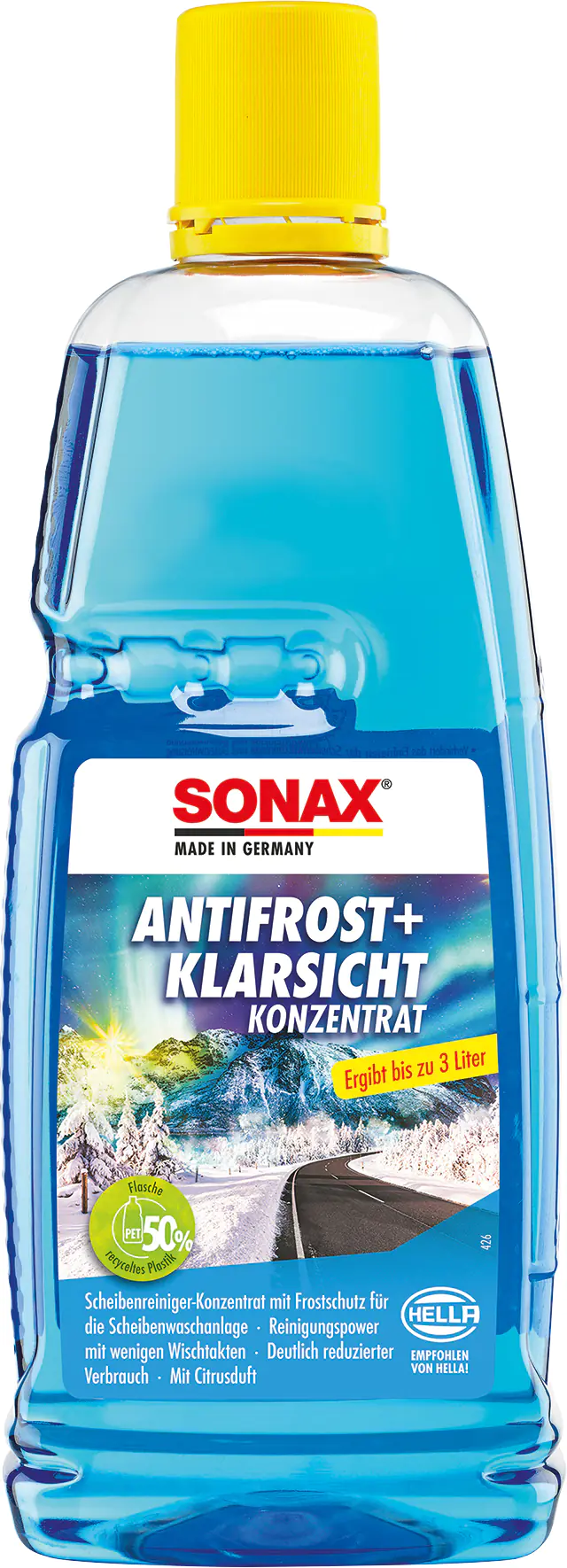 Sonax Scheibenreiniger Antifrost + Klarsicht bis -30°C Konzentrat 2:1 1L Sonax Scheibenreiniger Antifrost + Klarsicht bis -30°C Konzentrat 2:1 1L