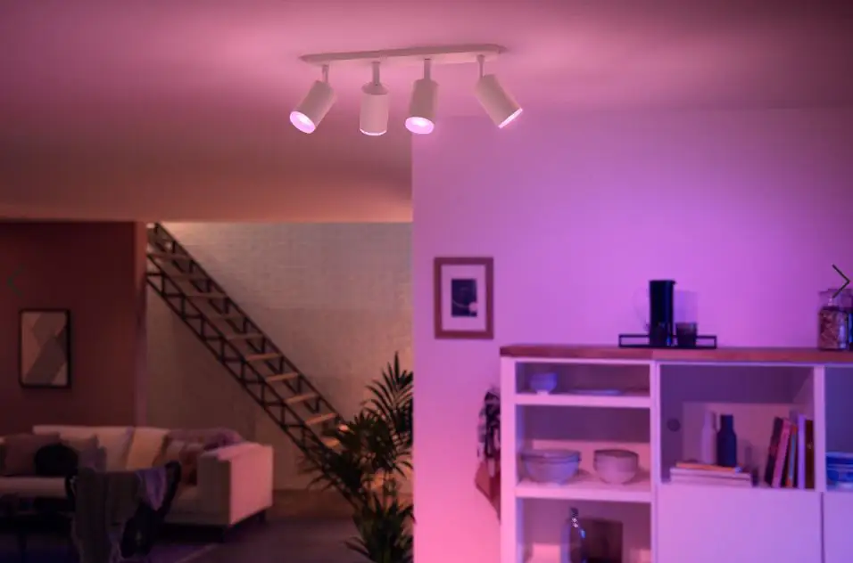 Philips Hue 4er LED Spot White & Color Ambiance Fugato RGBW Smart Home
