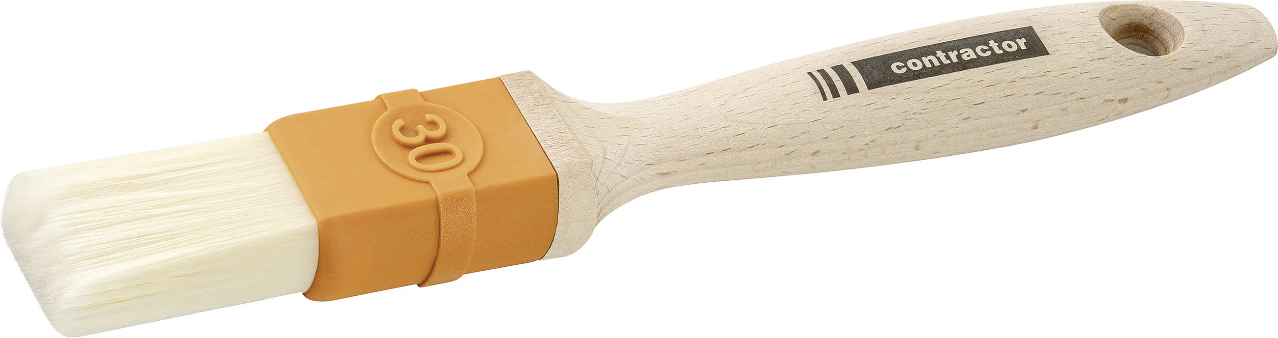 Contractor Flachpinsel 30 mm weiß