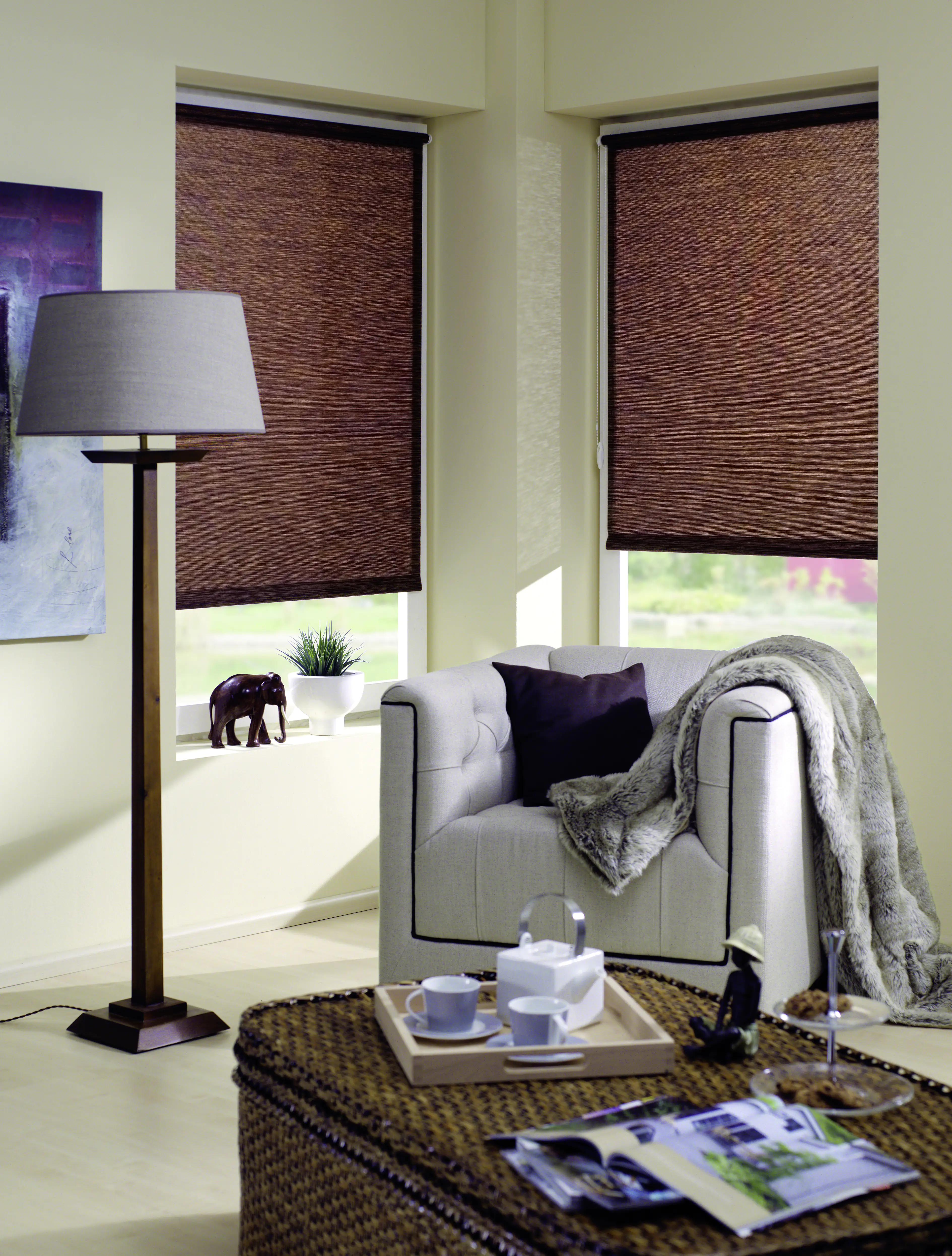 Gardinia EasyFix Rollo Natur 100 x 150 cm