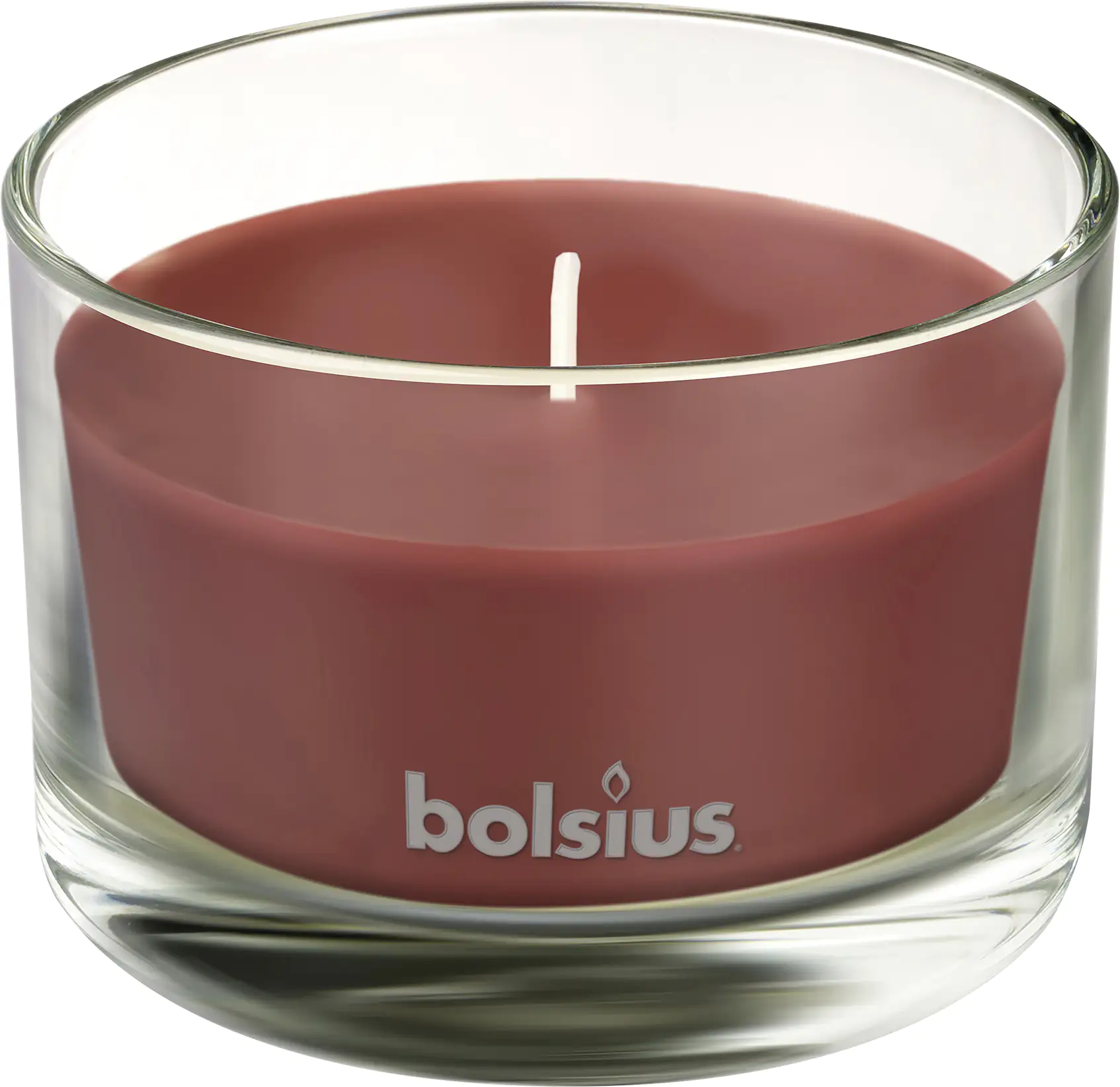 8717847136206_1856068 Bolsius Duftkerze im Glas Oud Wood, Höhe 6 cm, Ø 9 cm