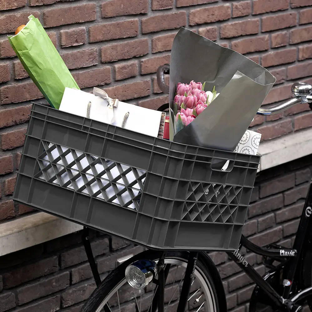 Sunware offene Aufbewahrungsbox Square 52L anthrazit 50 x 40 x 26 cm