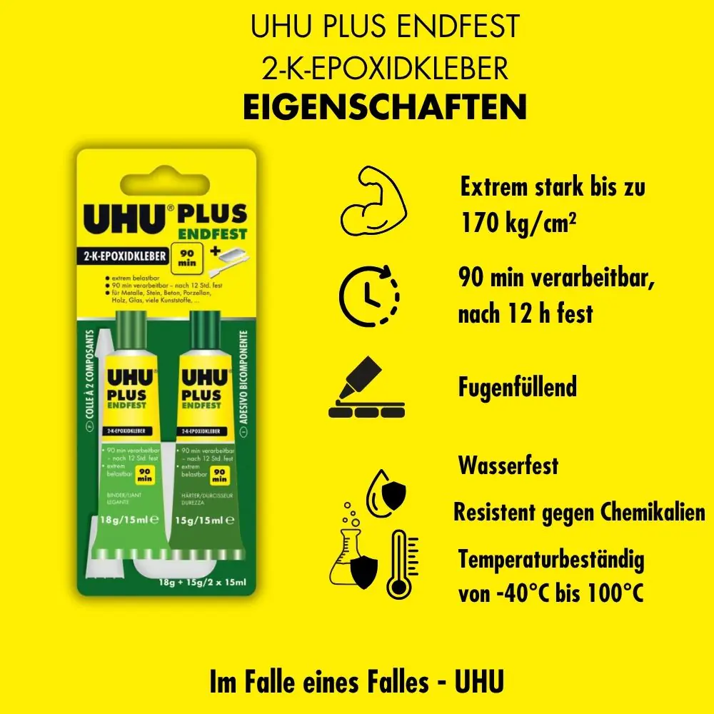 UHU plus endfest 90 min 33 g