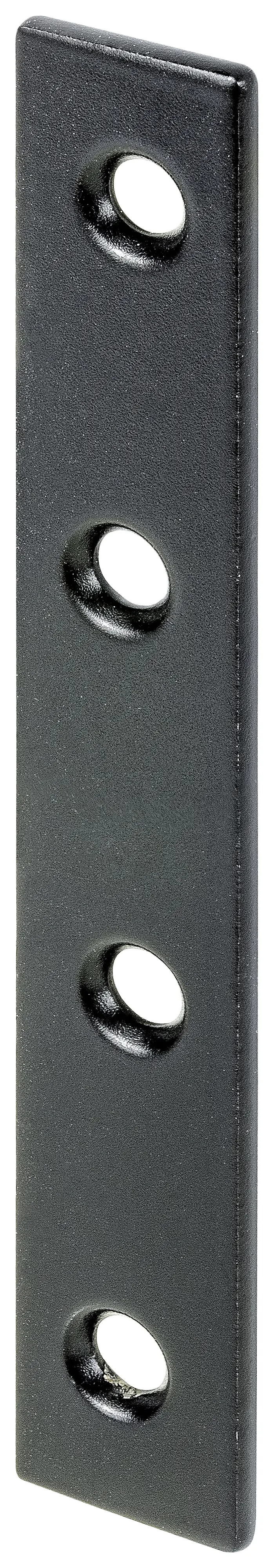 Vormann Verbindungsblech 100 x 15 mm Stahl schwarz