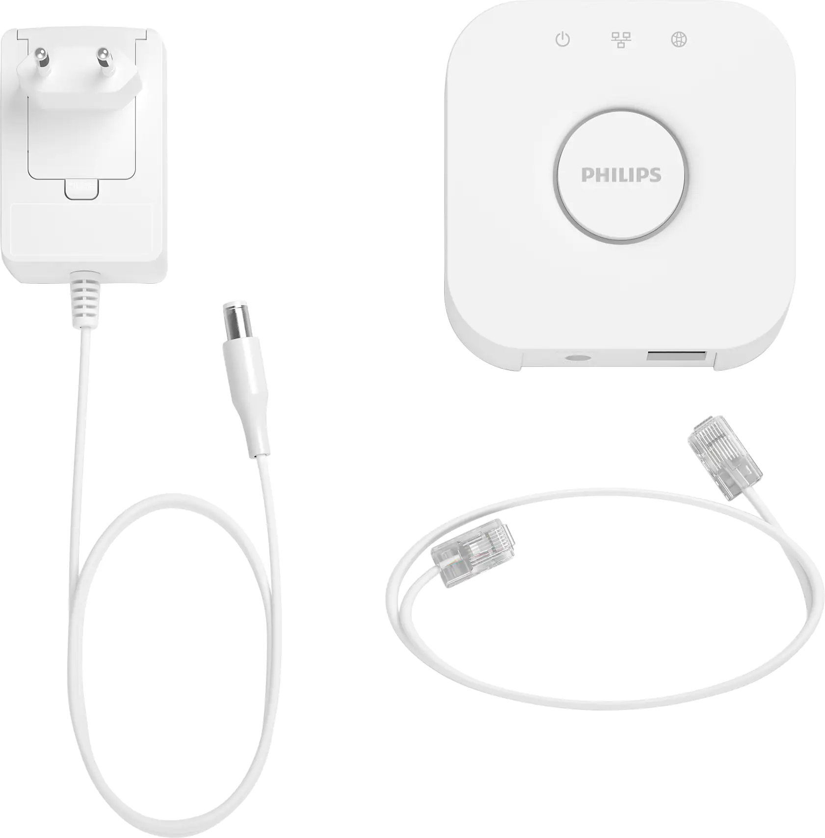 Philips Hue Bridge weiß max. 10 Zubehör + 50 Lampen Philips Hue Bridge weiß max. 10 Zubehör + 50 Lampen