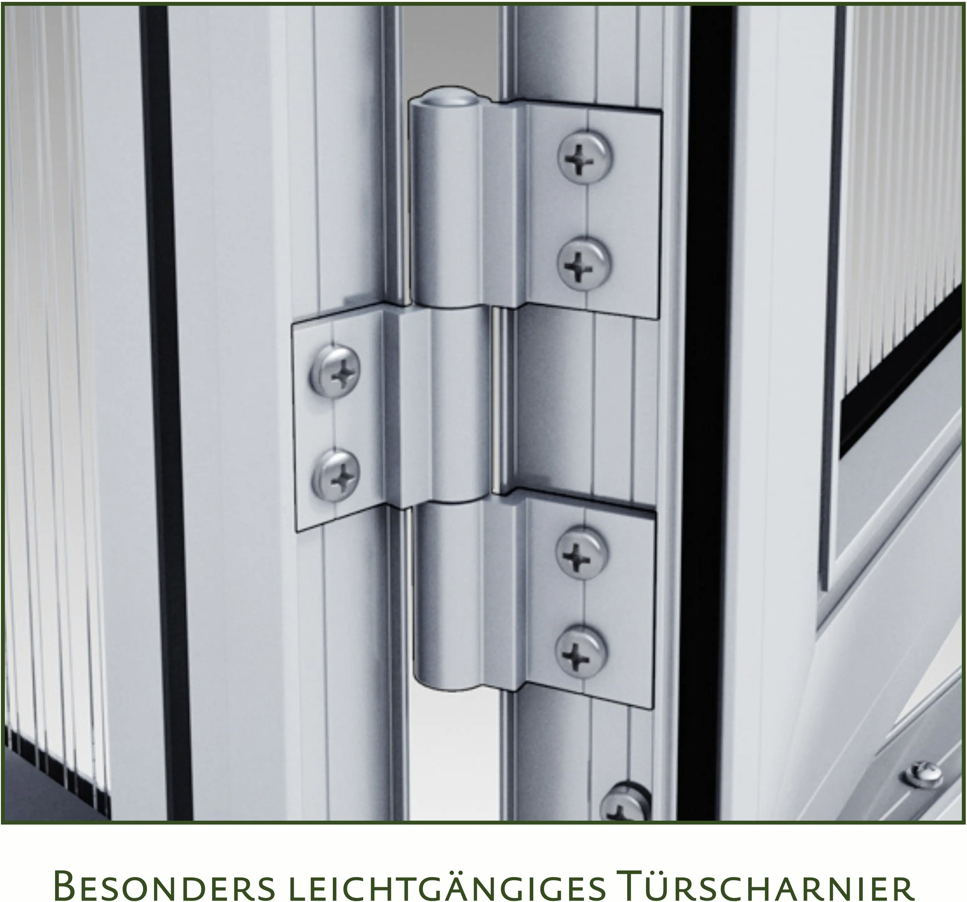 KGT Gewächshaus Orchidee IV 4,29 x 2,97 x 2,15 m, moosgrün