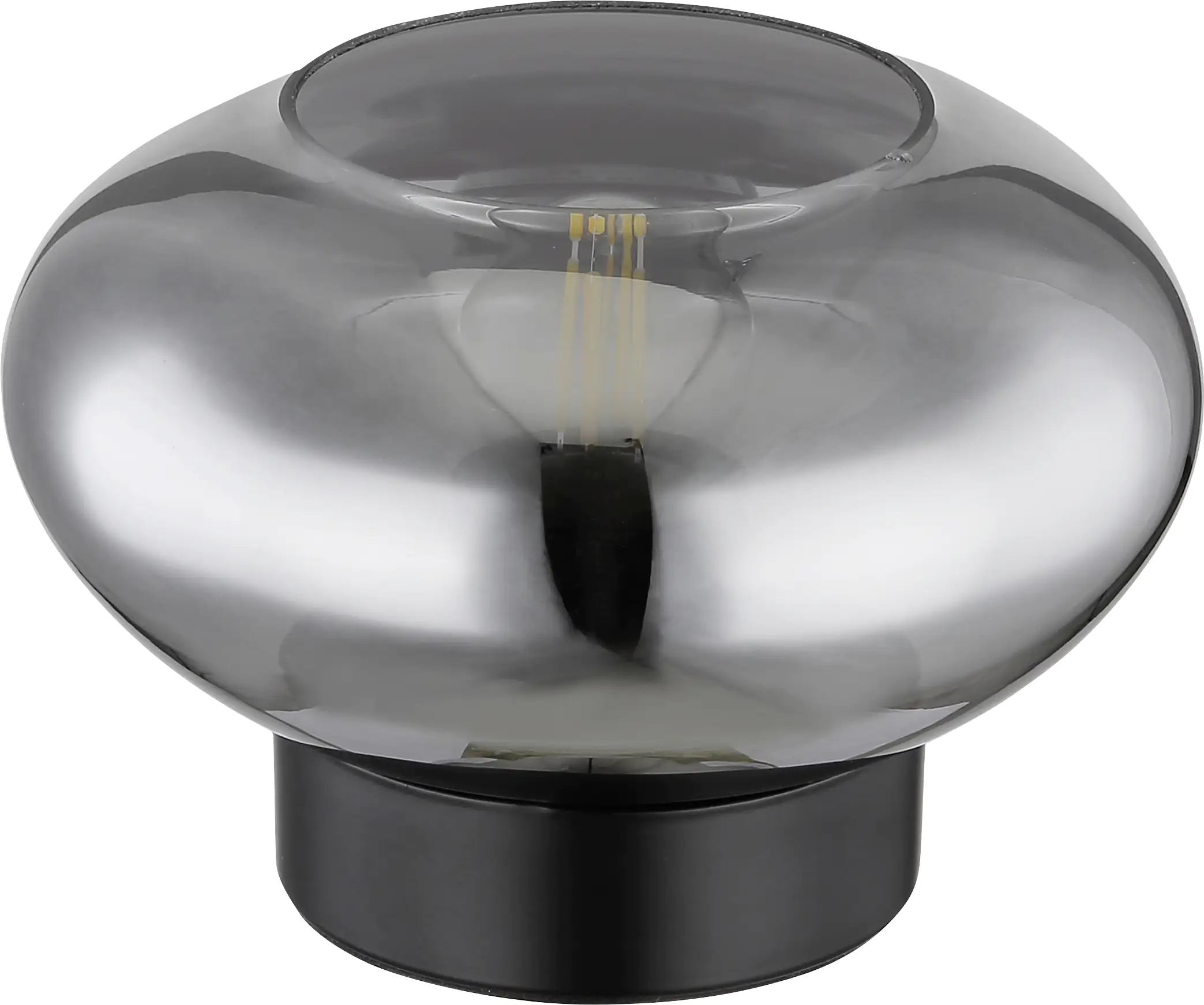 Globo Tischleuchte Shaun schwarz 12,5 x 18 cm Globo Tischleuchte Shaun schwarz 12,5 x 18 cm