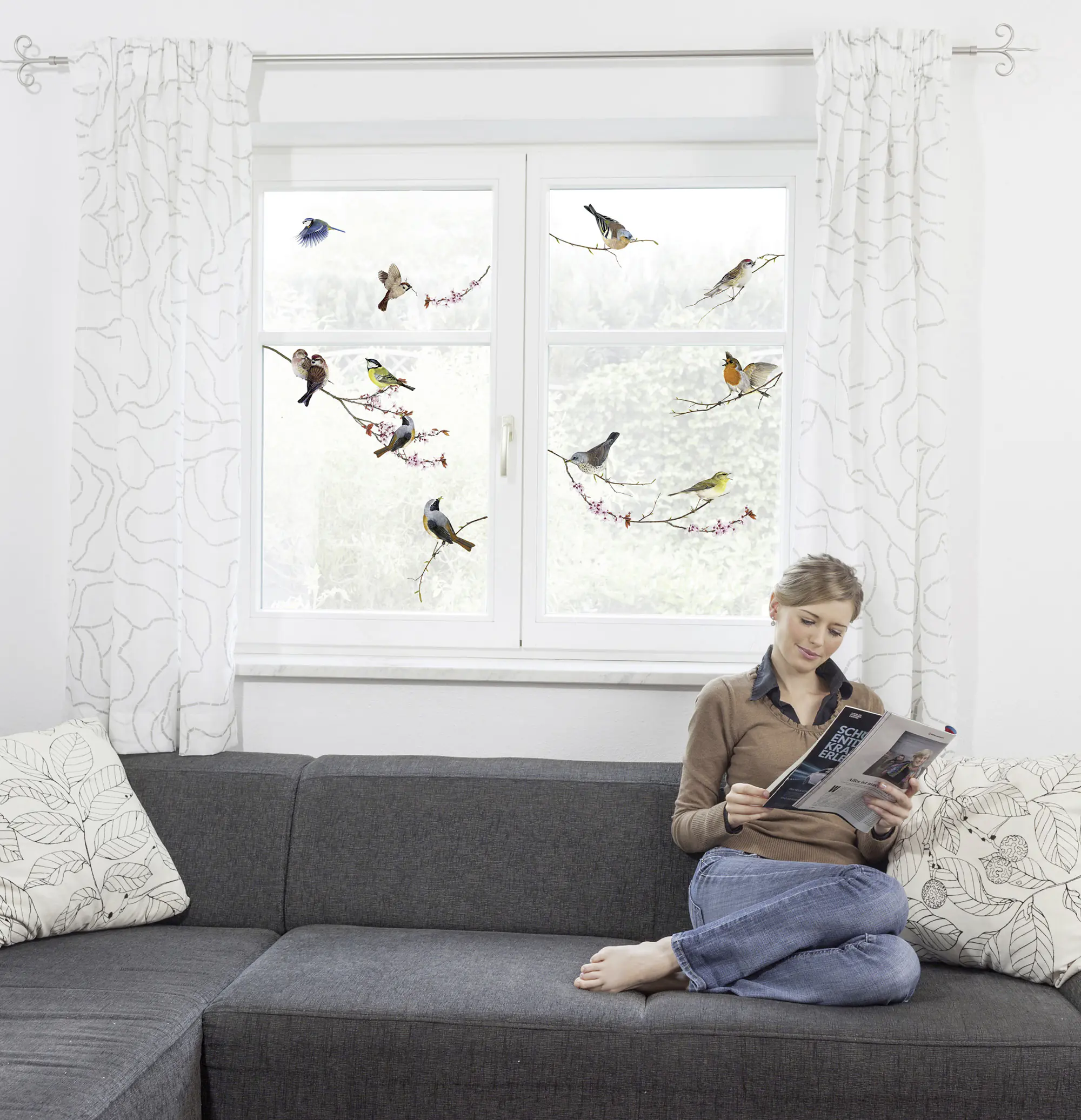 Komar Windowsticker Birds 31 x 31 cm