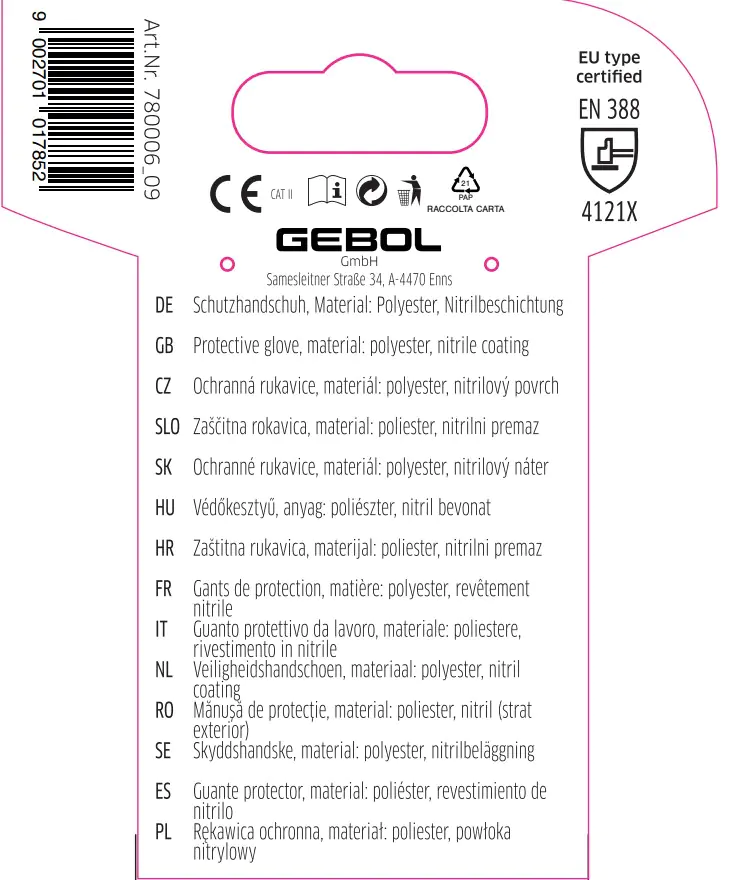 Gebol Handschuh Laurus  