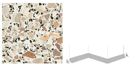 Getalit Außenecke Plus 35 x 35 x 35 mm, Mosaik-Karmin