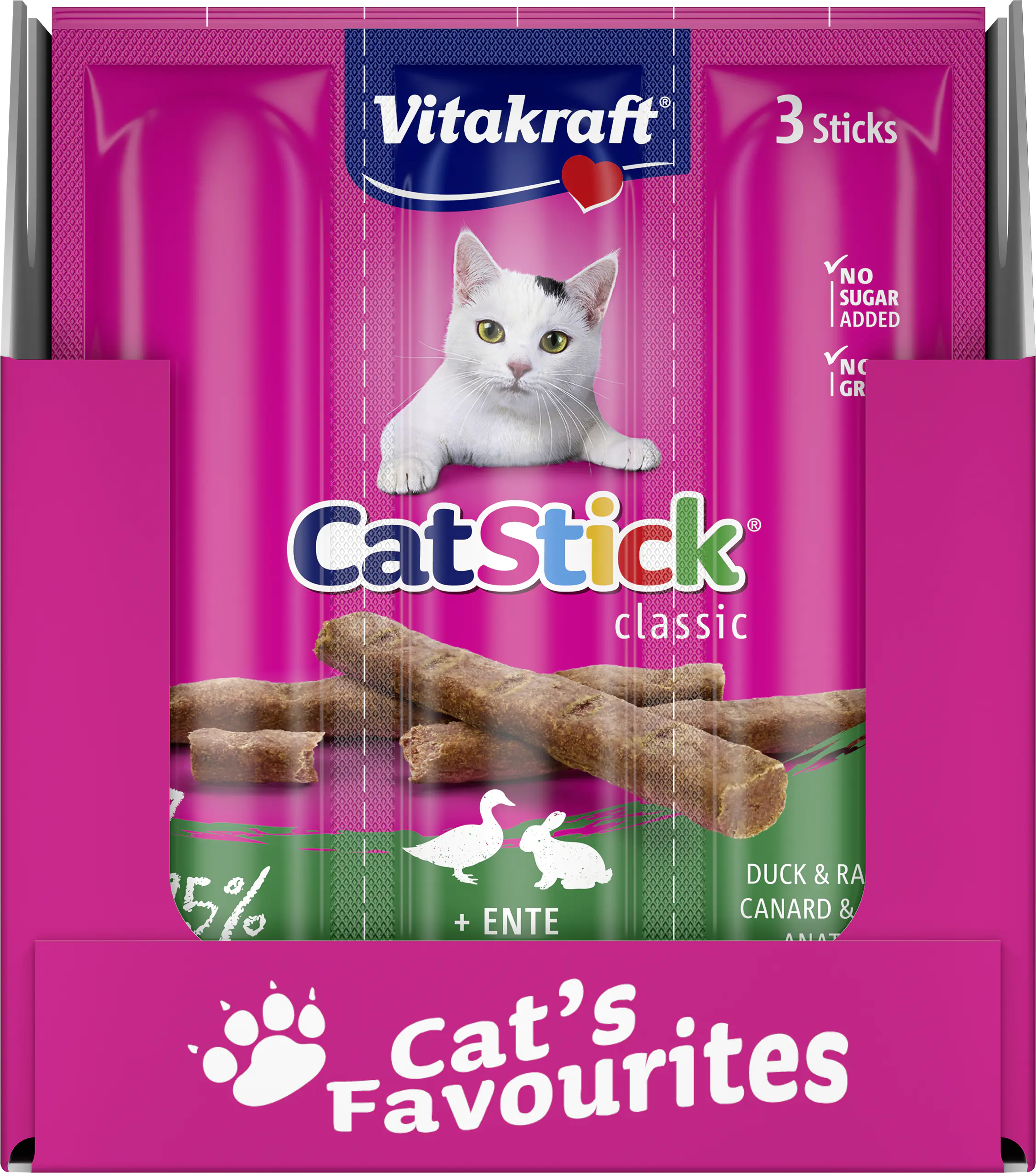 Vitakraft Katzensnack Ente & Kaninchen Vitakraft Katzensnack Ente & Kaninchen