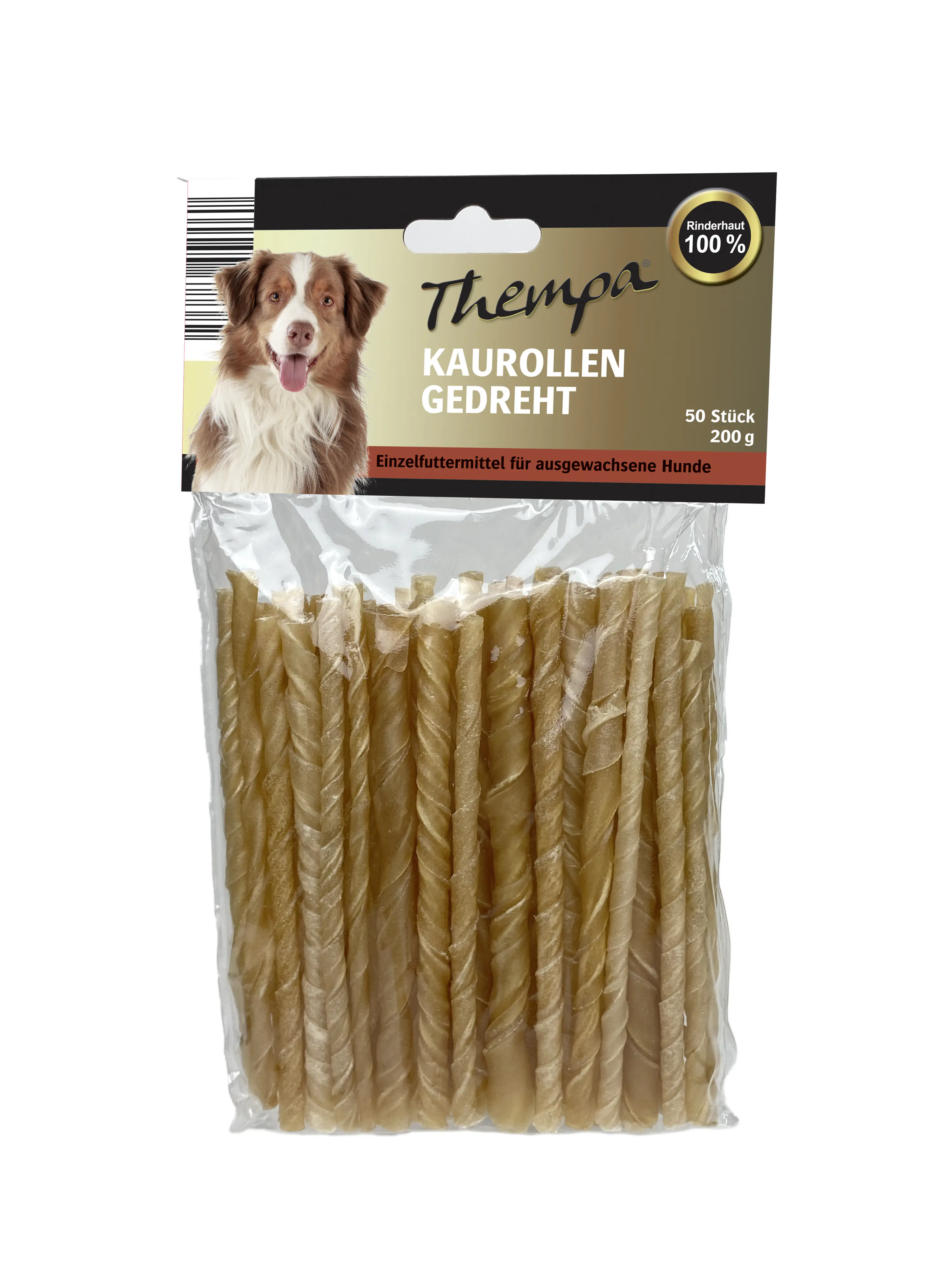 Thempa Hundesnack Adult Kaurollen 200 g Rind Thempa Hundesnack Adult Kaurollen 200 g Rind