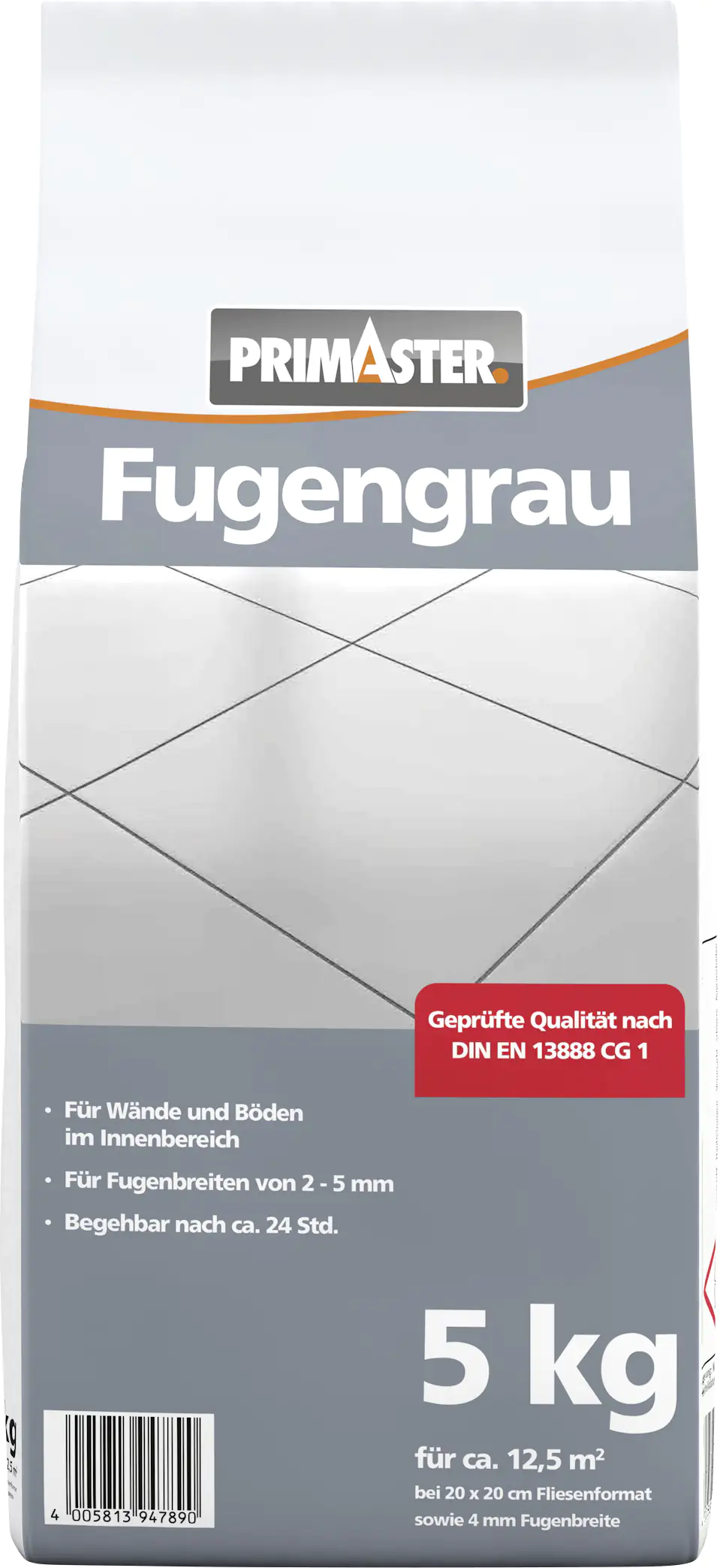 Primaster Fugengrau 2 - 5 mm dunkelgrau 5 kg