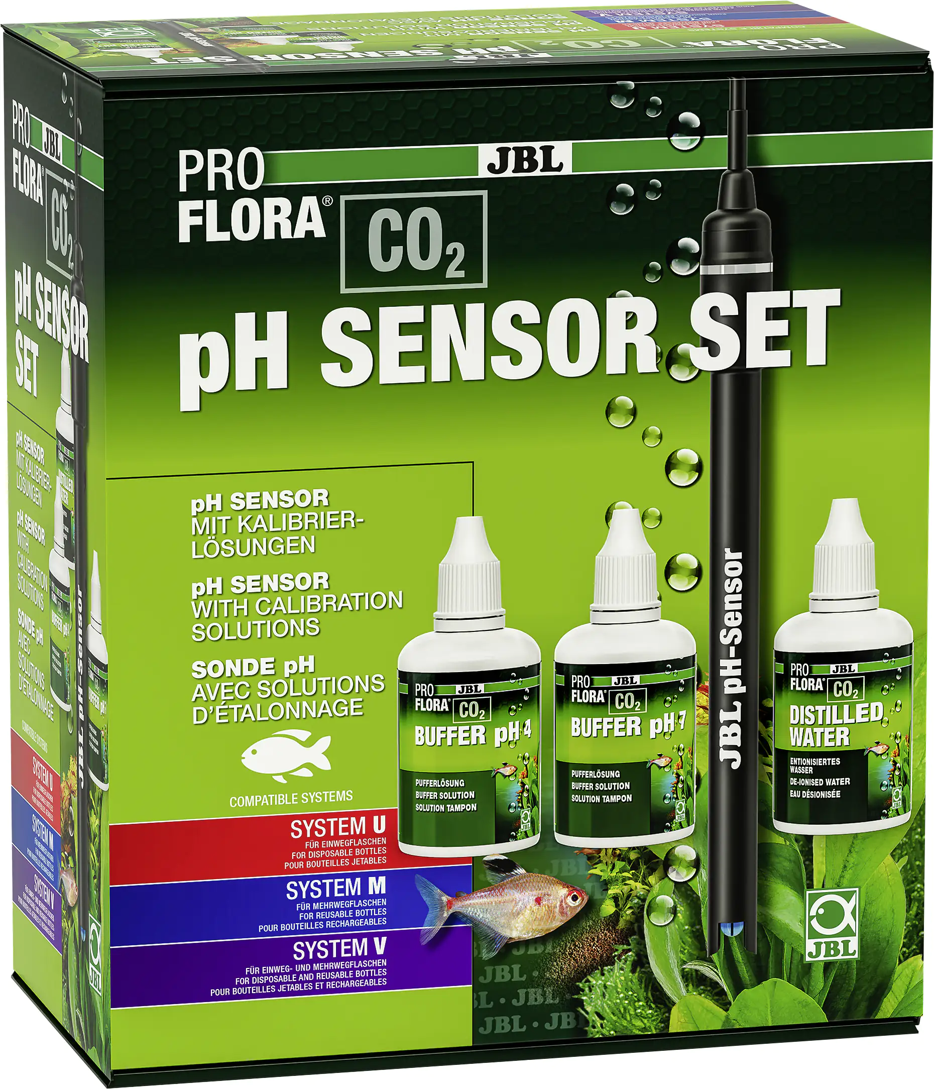 JBL Proflora pH Sensor Set + pH-Elektrode in Laborqualität