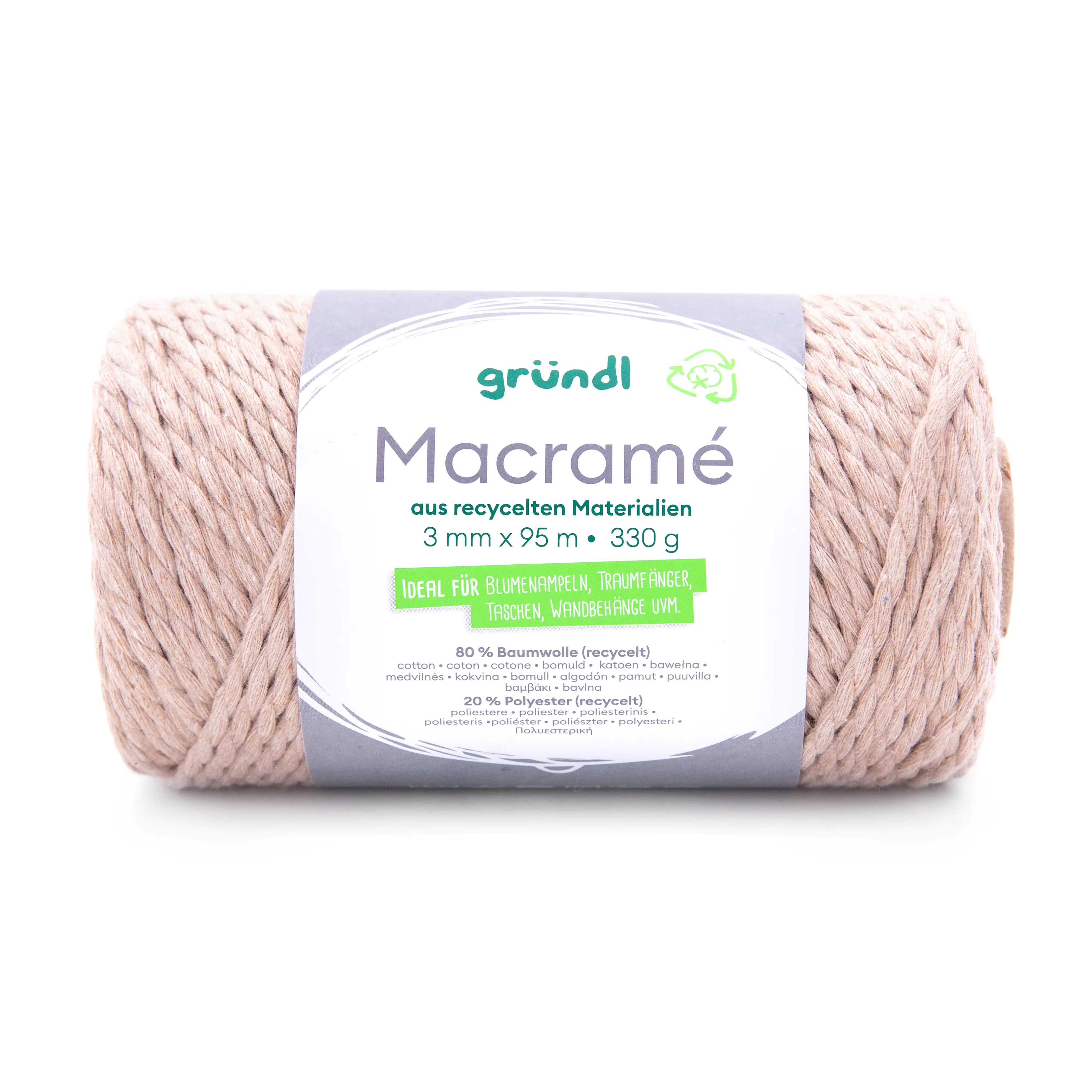 Gründl Macramé beige 330 g