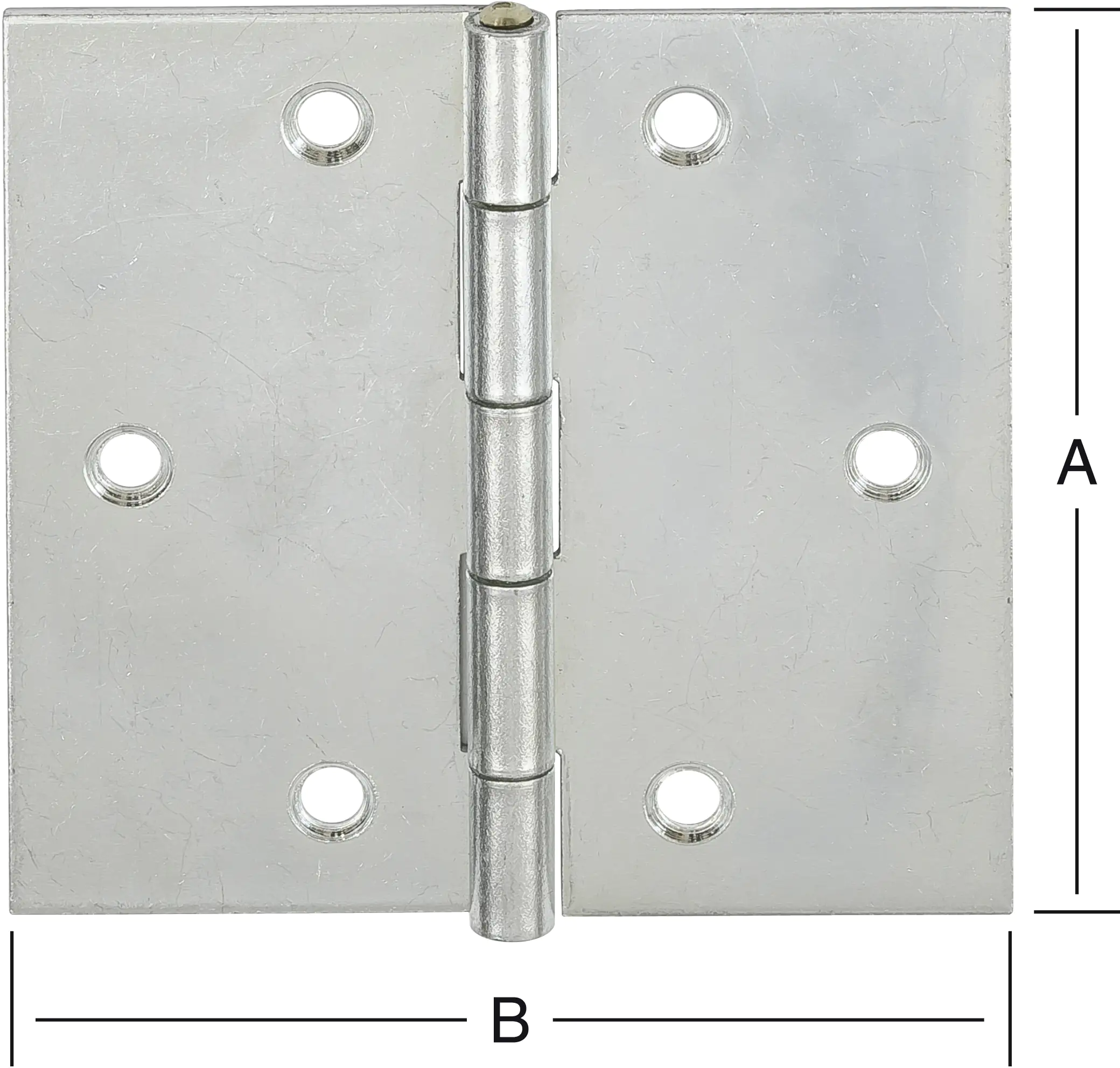 Vormann Käntige Scharniere verzinkt 25 x 25 mm