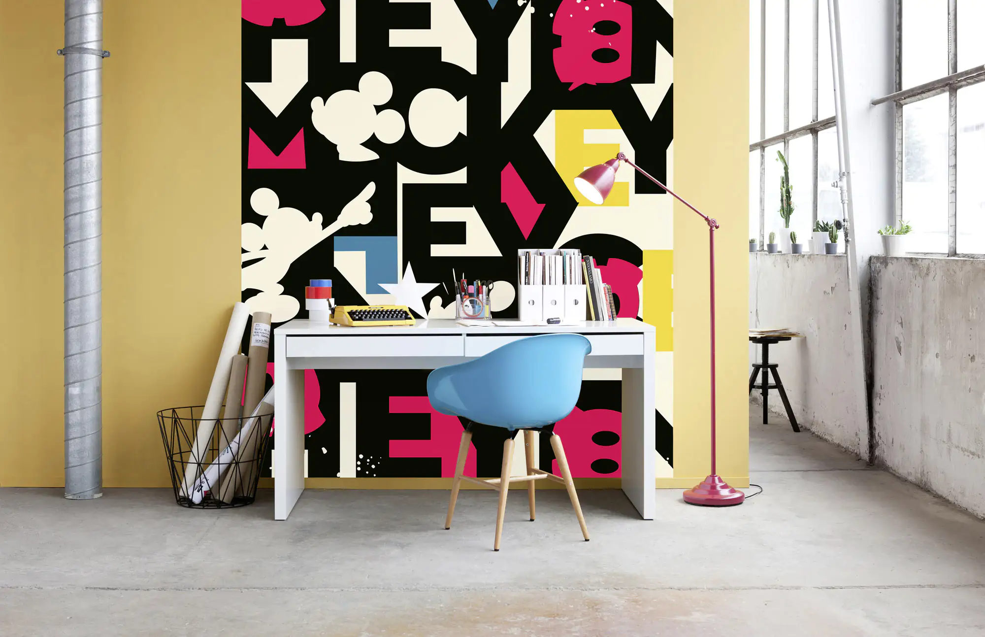 Komar Vlies Fototapete Mickey Mixup 250 x 280 cm 