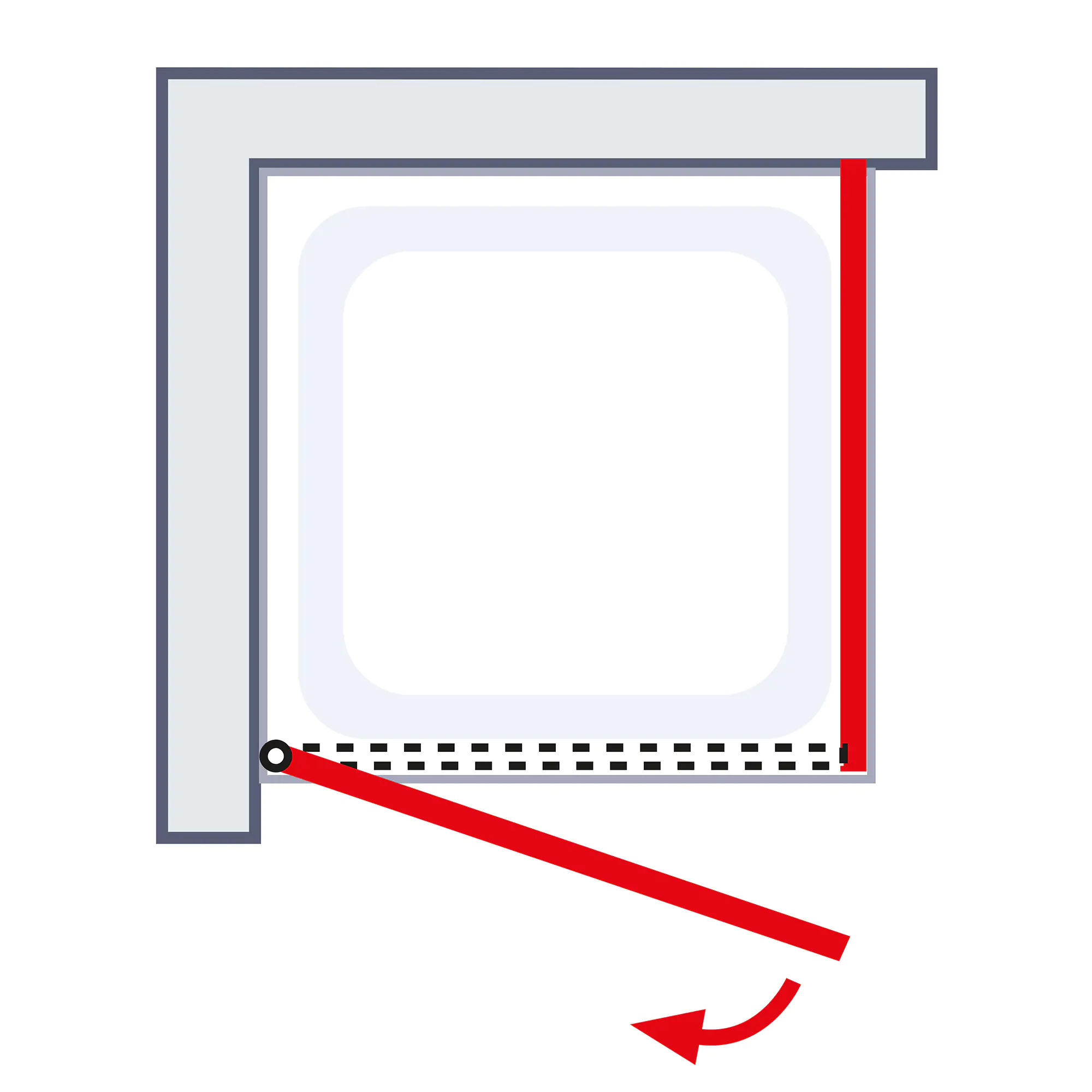 Schulte Eckeinstieg Drehtür Seitenwand 90 x 90 x 192 cm Alexa Style 2.0 Schulte Eckeinstieg Drehtür Seitenwand 90 x 90 x 192 cm Alexa Style 2.0
