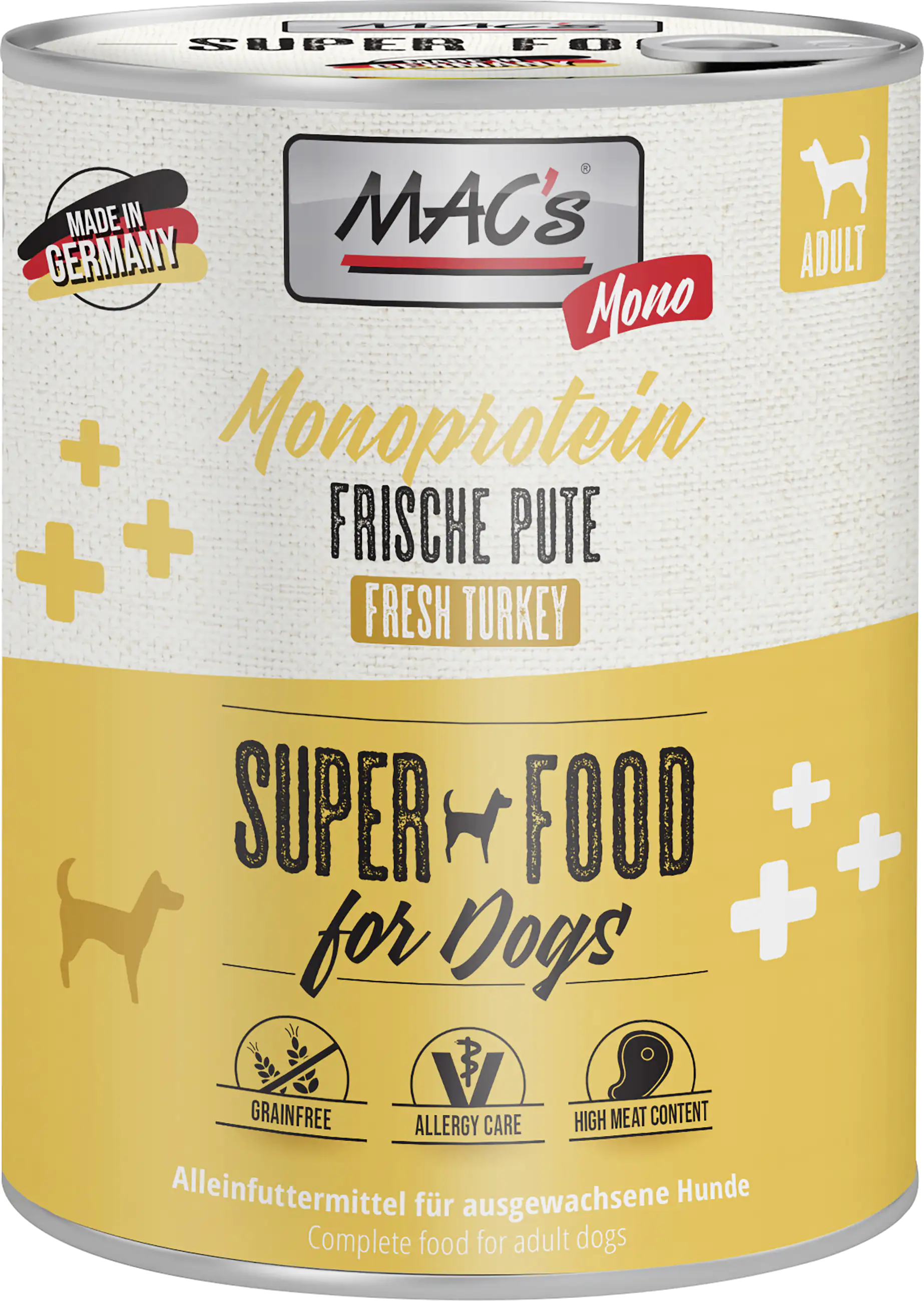 Macs Dog Mono Pute 800 g Macs Dog Mono Pute 800 g