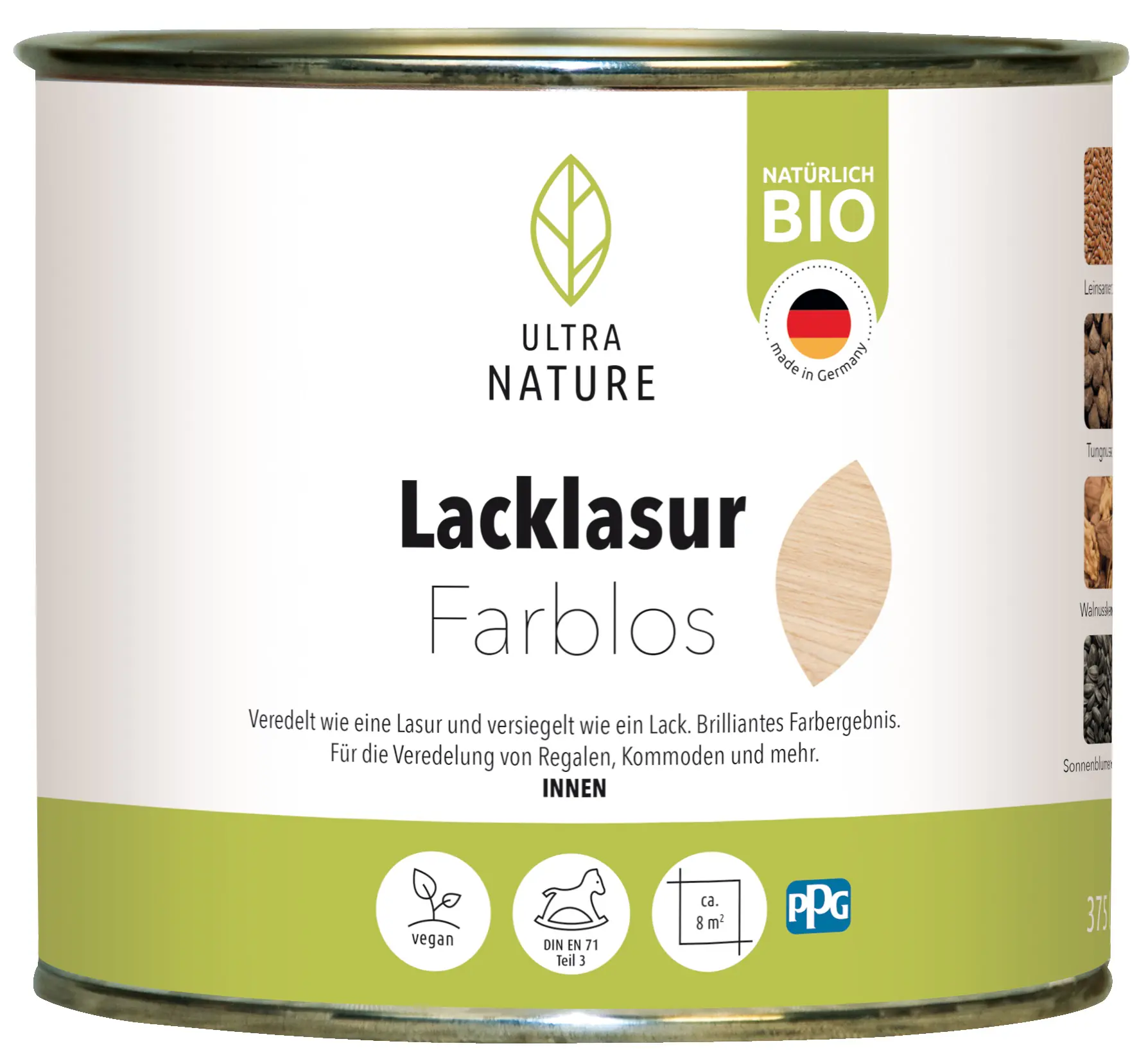 Ultra Nature Lacklasur 375 ml farblos Ultra Nature Lacklasur 375 ml farblos