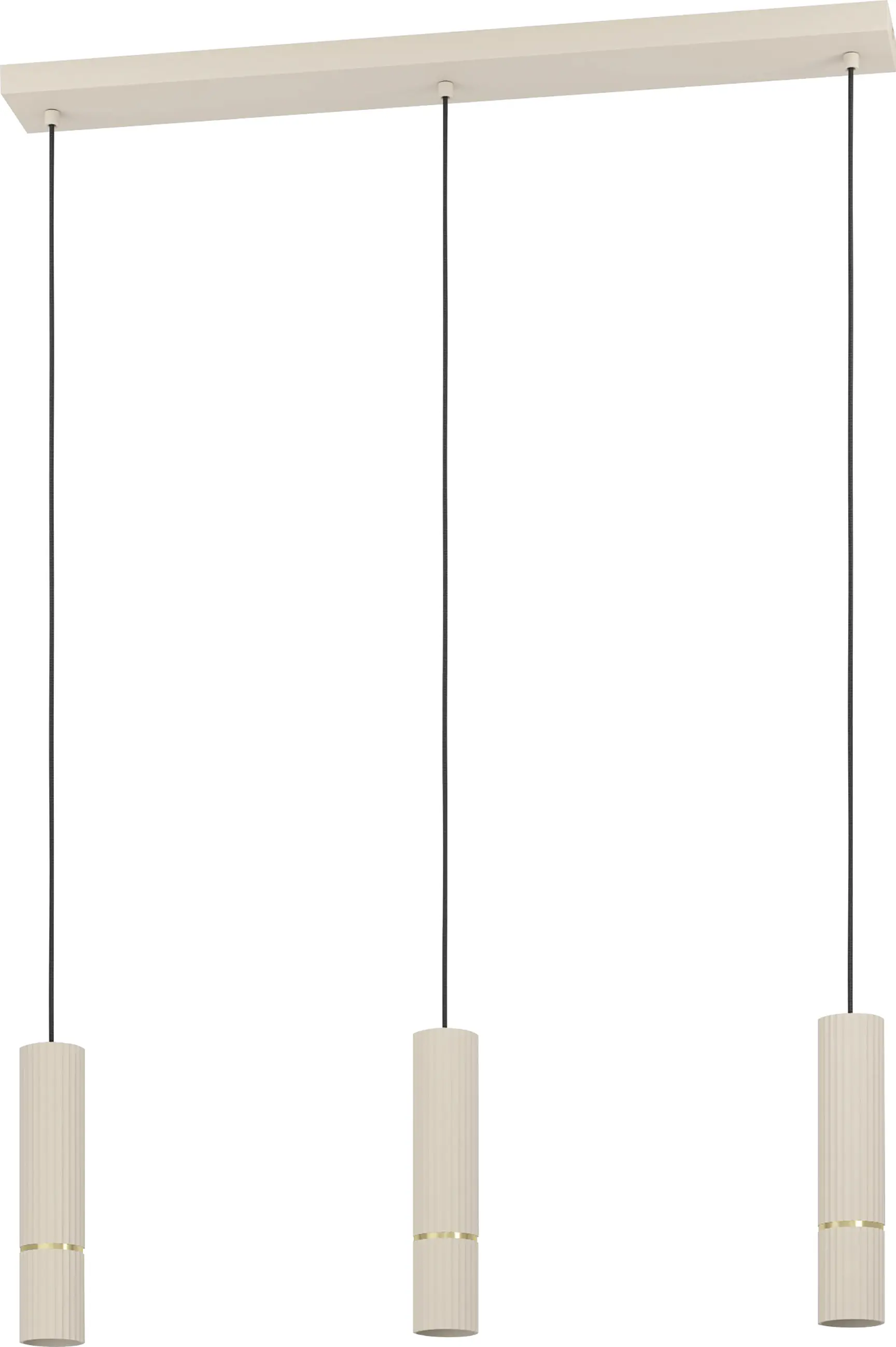 Eglo 3er Hängeleuchte Caminia sandfarben 77 x 110 cm GU10