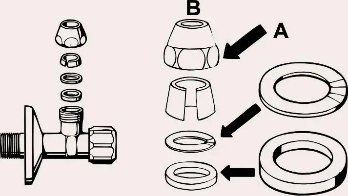 Cornat Quetschverschraubung 9,53 mm (3/8 ") / 2 Stück