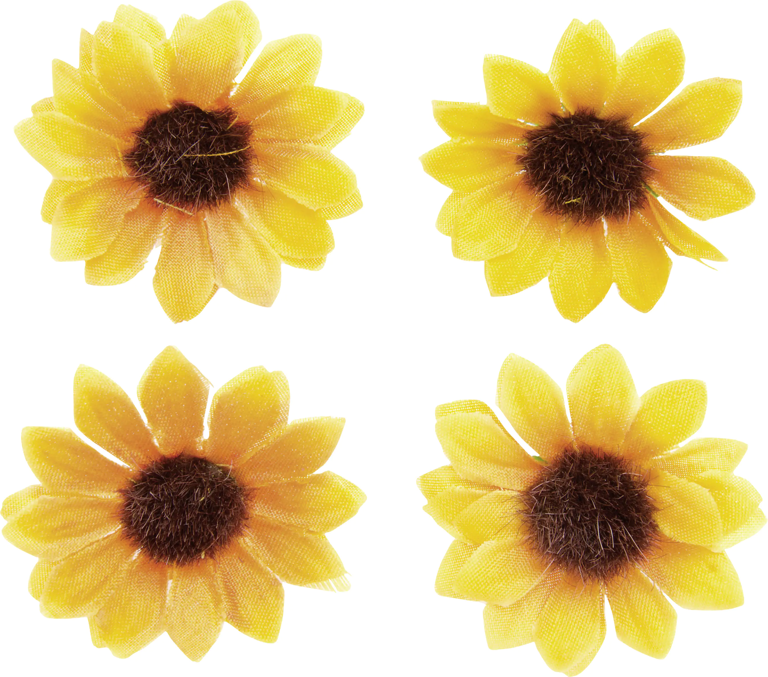 Glorex Sonnenblumenblüten 30-35 mm 15 Stück