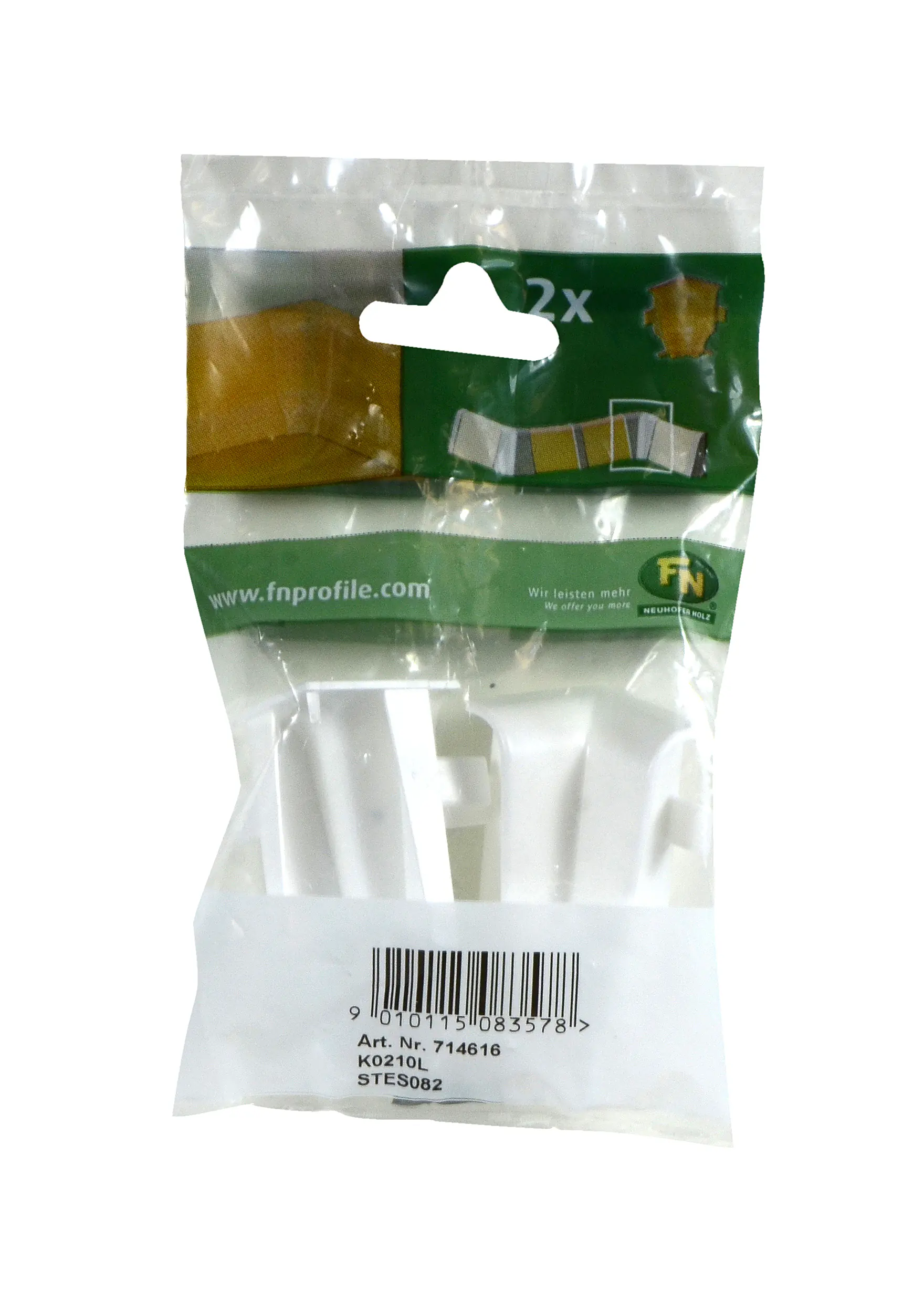 Neuhofer Inneneck für Fußleiste 6 x 2,8 x 2,8 cm weiß