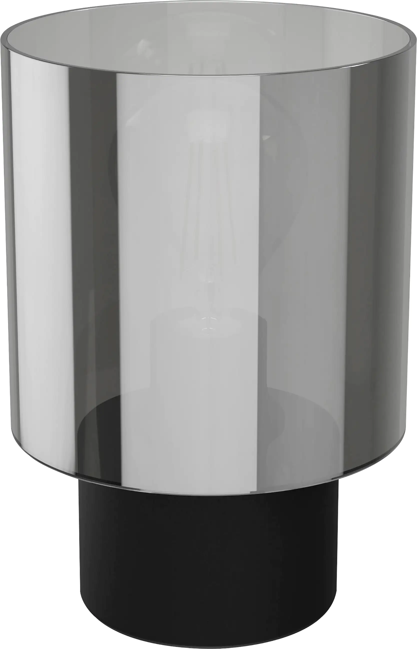 Eglo Tischleuchte Gorosiba schwarz-transparent Ø 15 cm