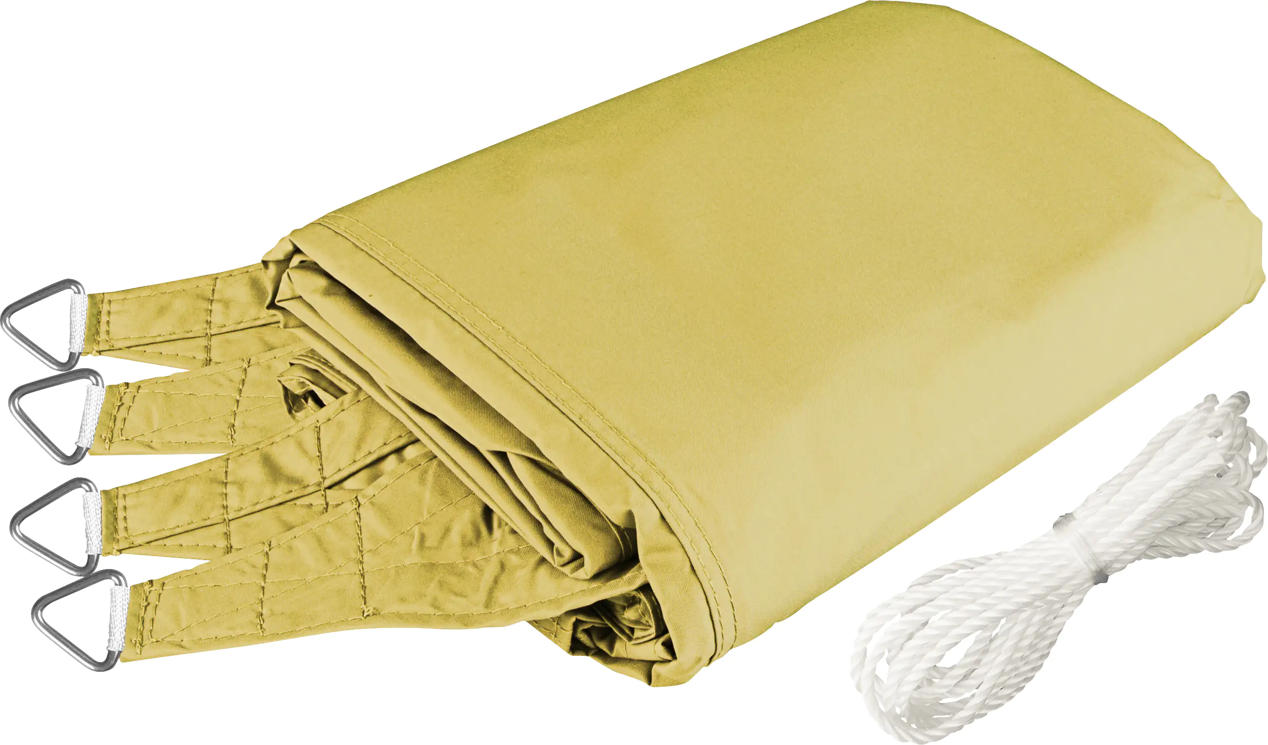 Windhager Sonnensegel Cannes gelb 4 x 4 m