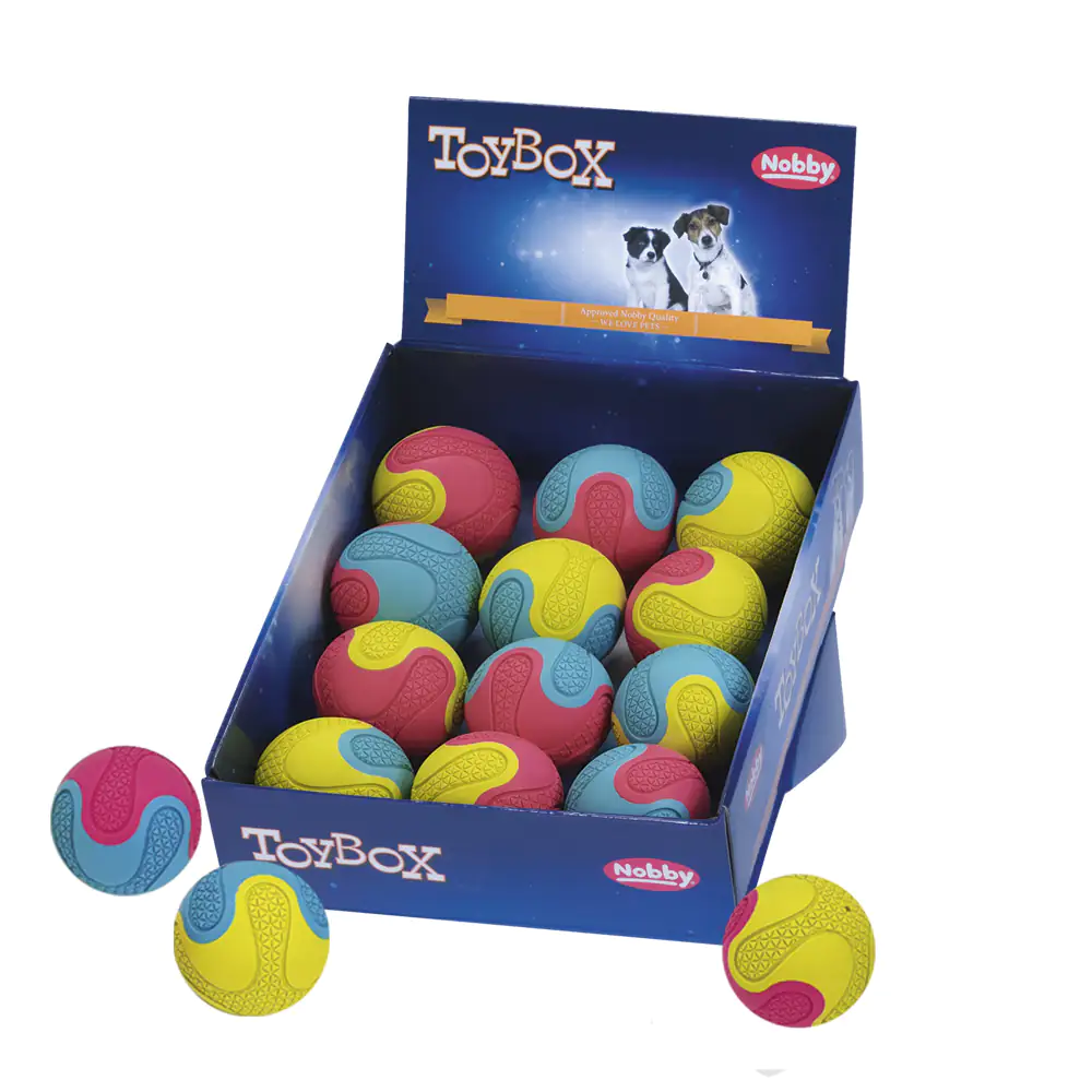 Nobby Hundespielzeug Vollgummi Ball Bico Ø 6,5 cm